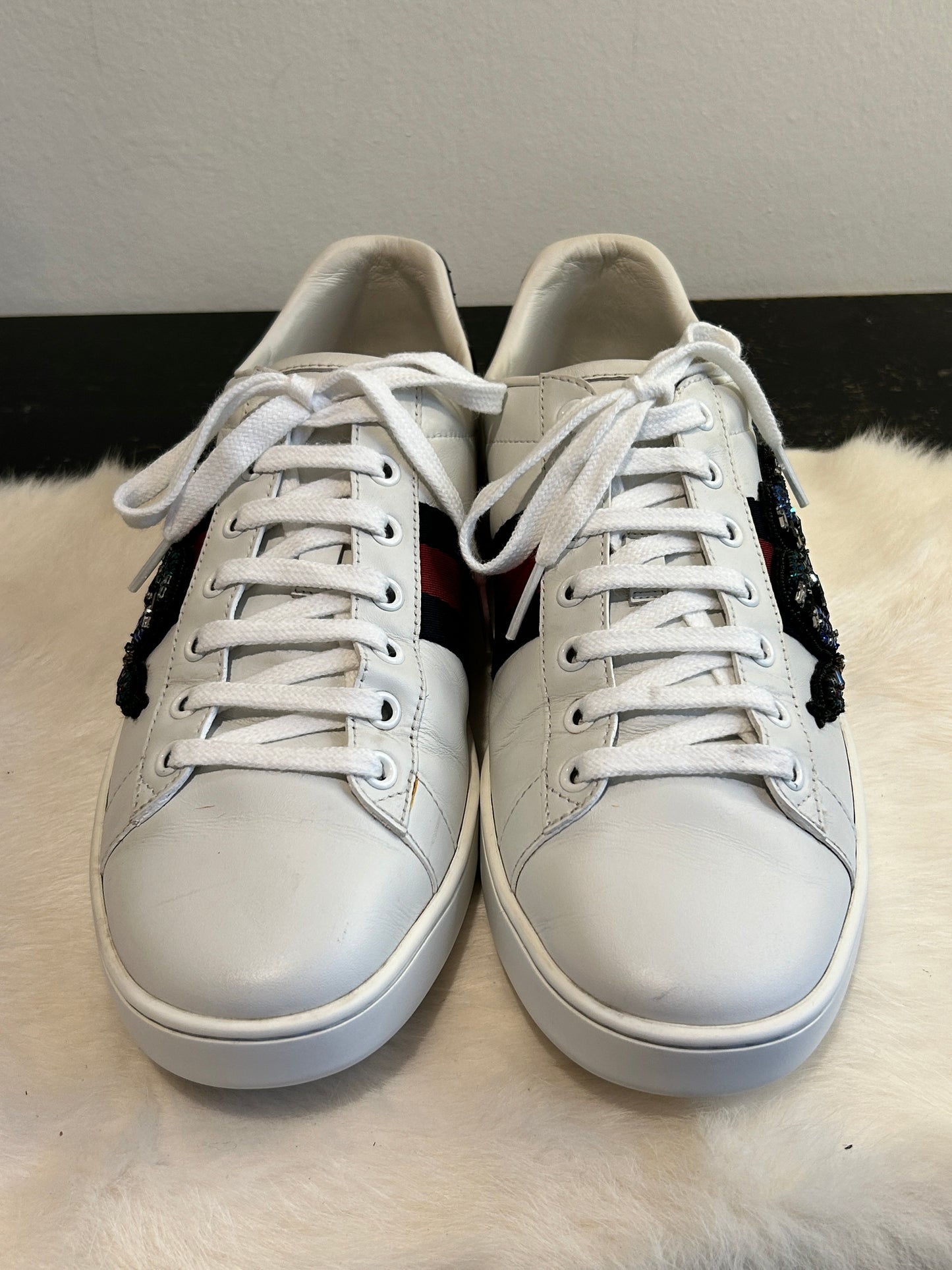 GUCCI Ace Snake Sneakers Women's 39.5