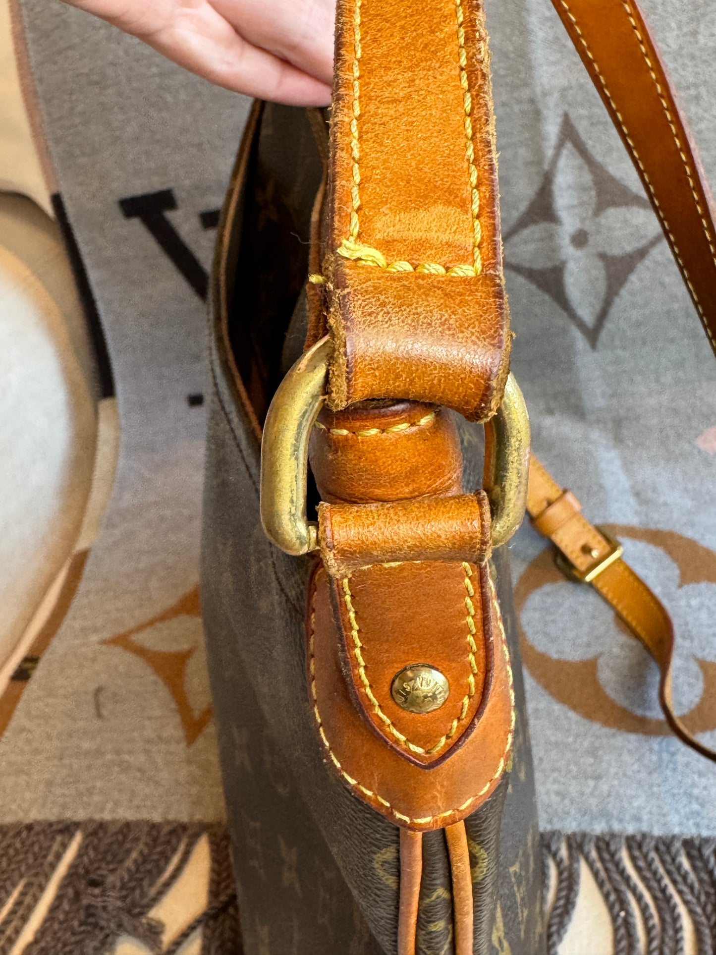 Louis Vuitton Monogram Odeon MM Crossbody Bag