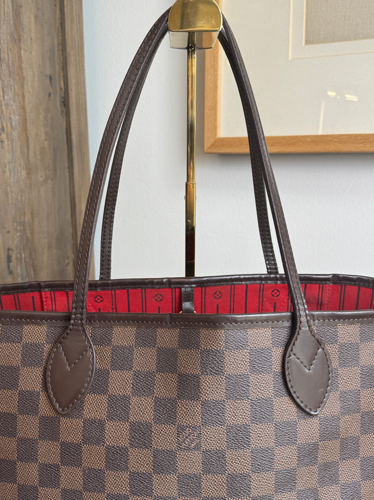 Louis Vuitton Neverfull MM Damier Ebene Cherry