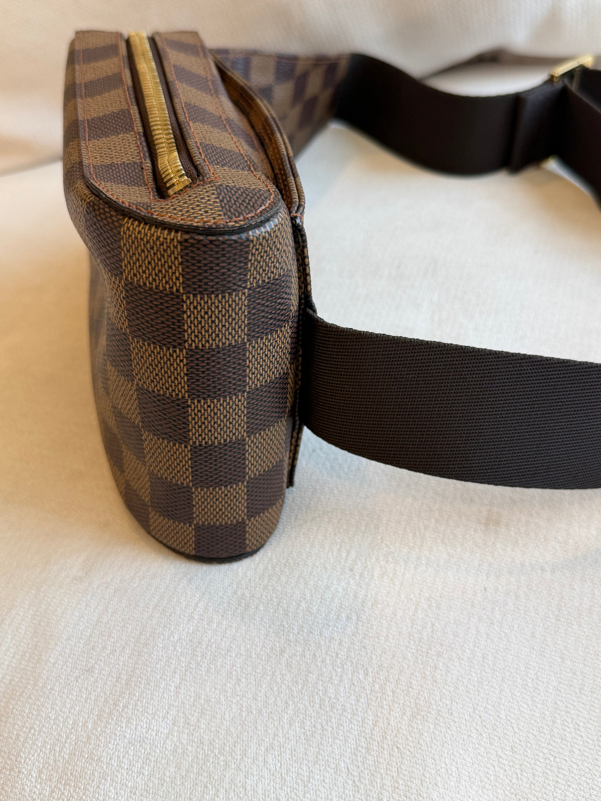 Louis Vuitton Damier Ebene Geronimo Crossbody Sling Bag