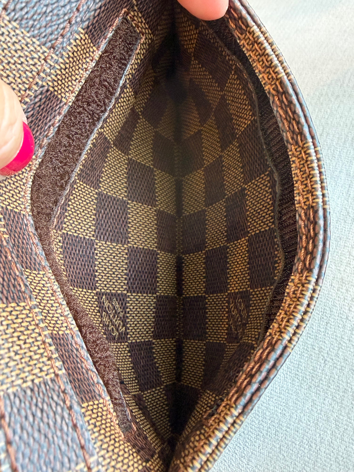 Louis Vuitton Damier Ebene Geronimo Crossbody Sling Bag