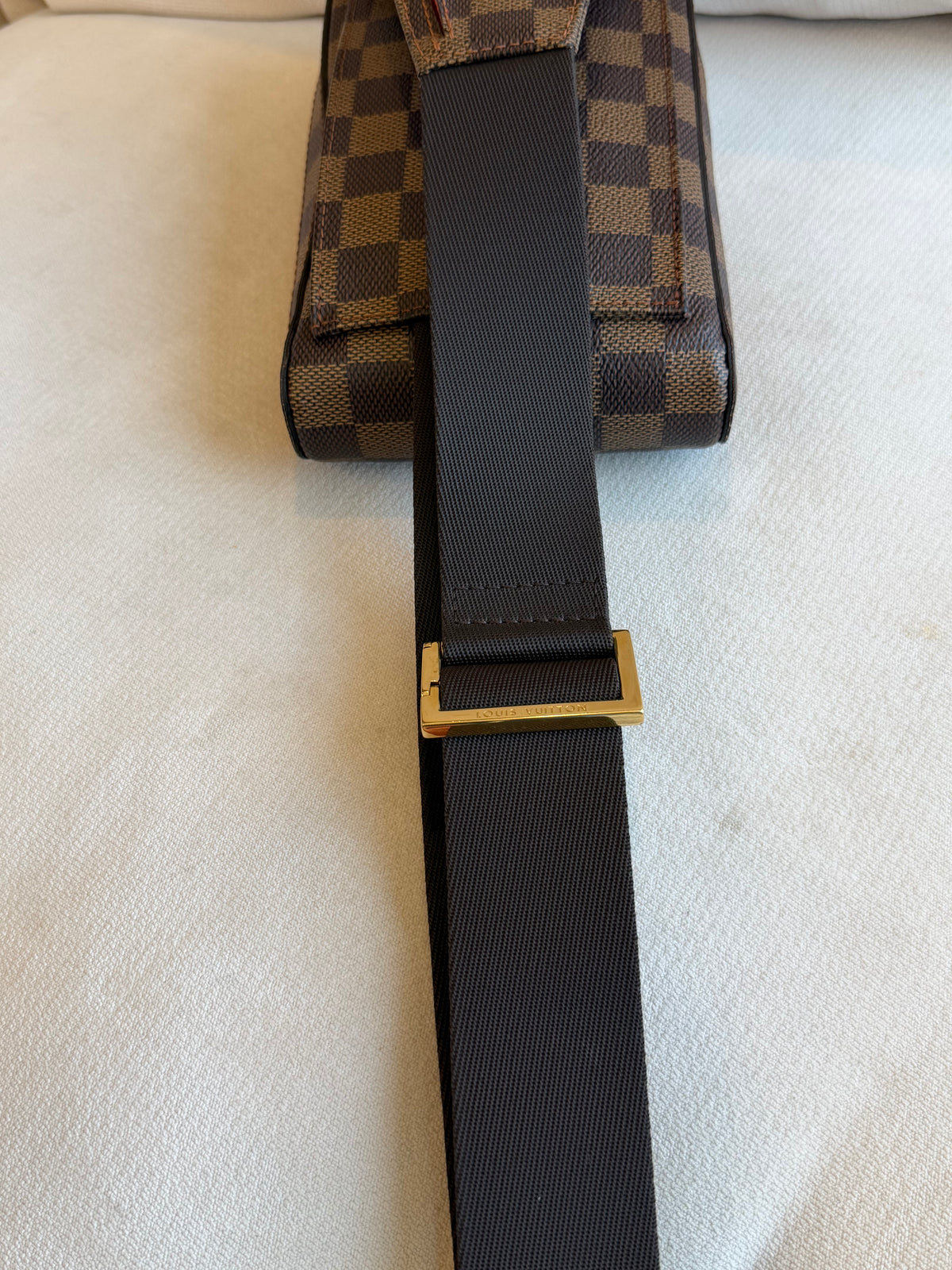 Louis Vuitton Damier Ebene Geronimo Crossbody Sling Bag