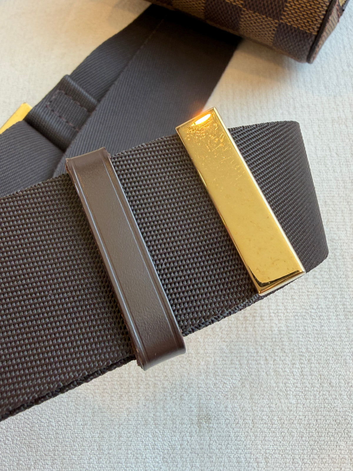 Louis Vuitton Damier Ebene Geronimo Crossbody Sling Bag