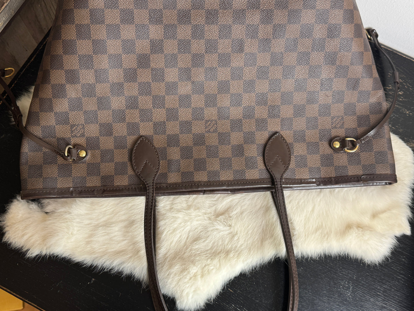 Louis Vuitton Neverfull MM Damier Ebene Cherry