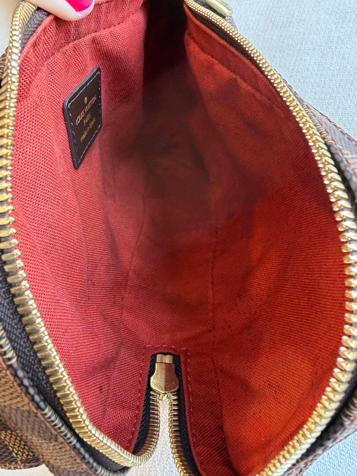 Louis Vuitton Damier Ebene Geronimo Crossbody Sling Bag