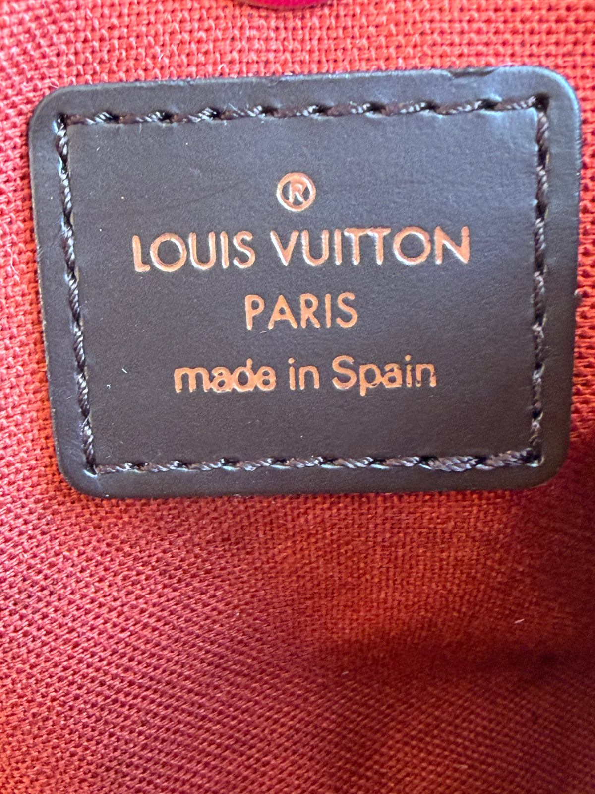 Louis Vuitton Damier Ebene Geronimo Crossbody Sling Bag