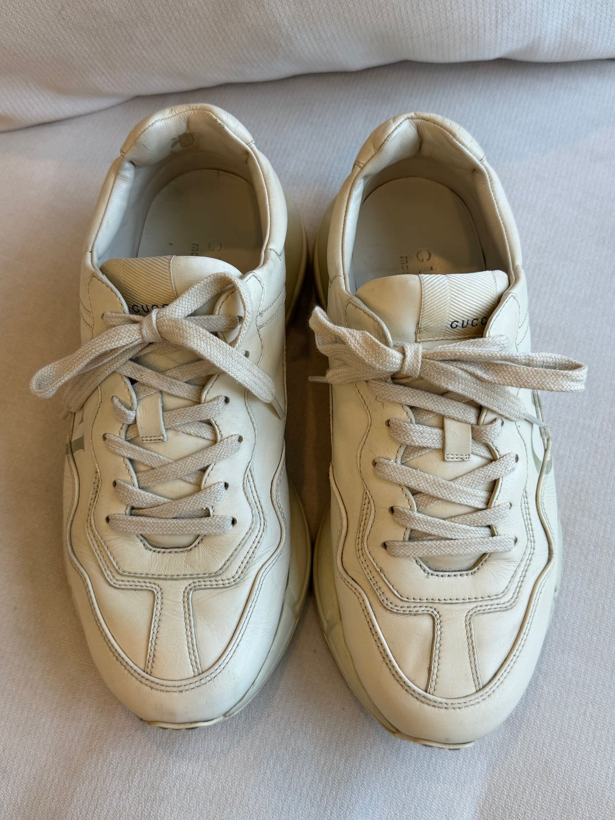 GUCCI Rhyton Ivory Sneakers Men's 6.5EU (Women's 39.5EU)