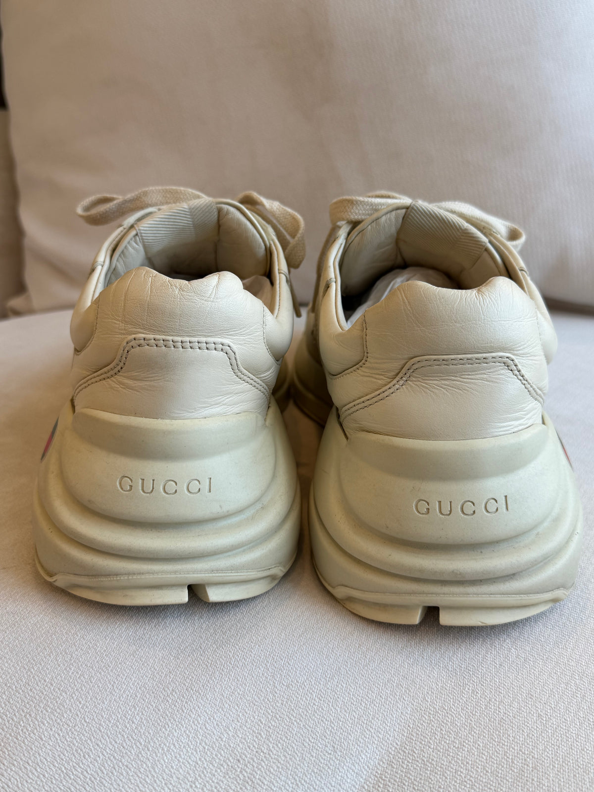 GUCCI Rhyton Ivory Sneakers Men's 6.5EU (Women's 39.5EU)
