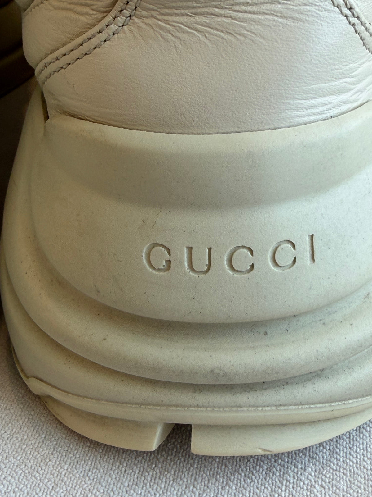 GUCCI Rhyton Ivory Sneakers Men's 6.5EU (Women's 39.5EU)