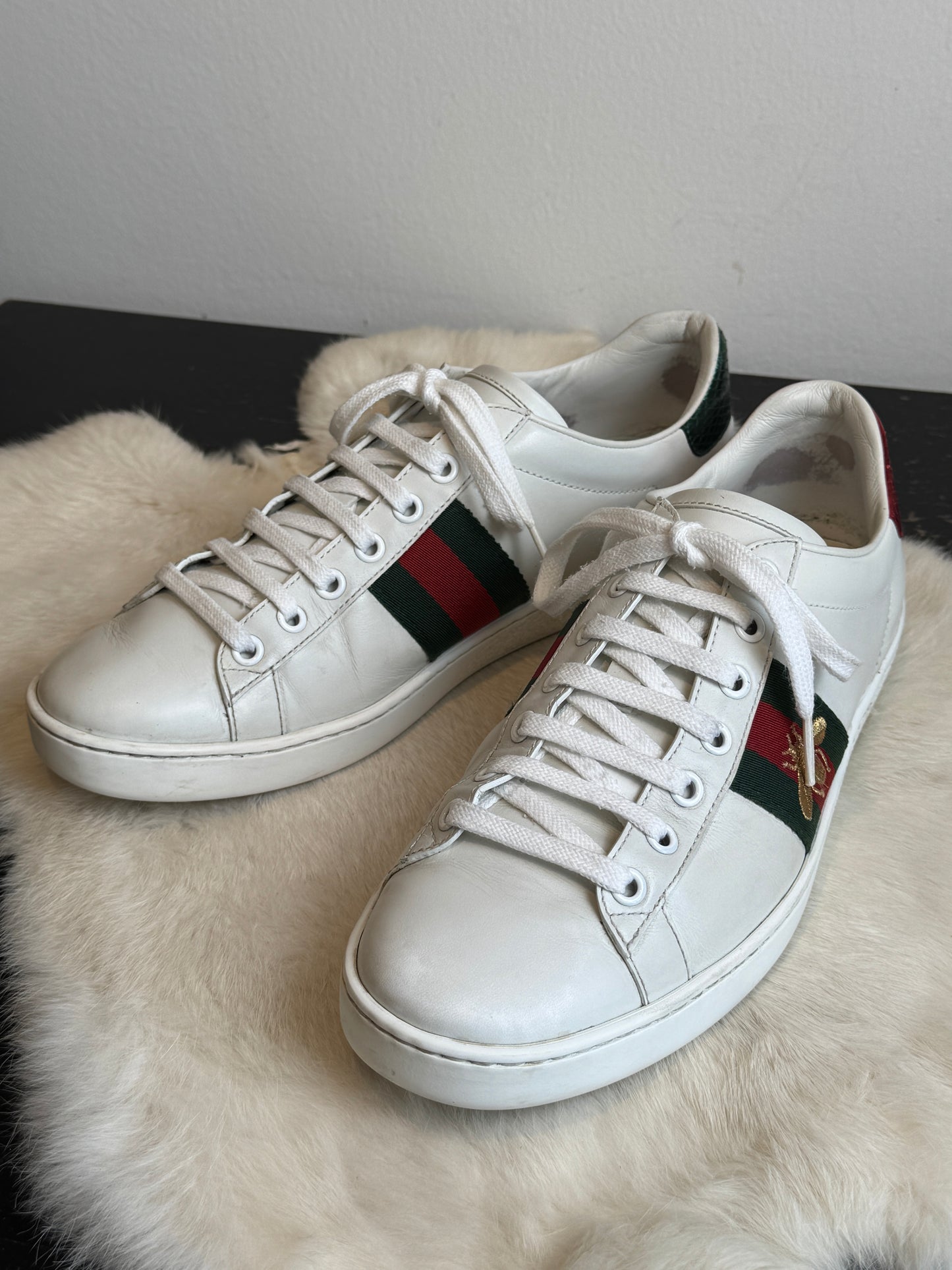 Gucci Ace Bees Sneakers Size 37.5EU