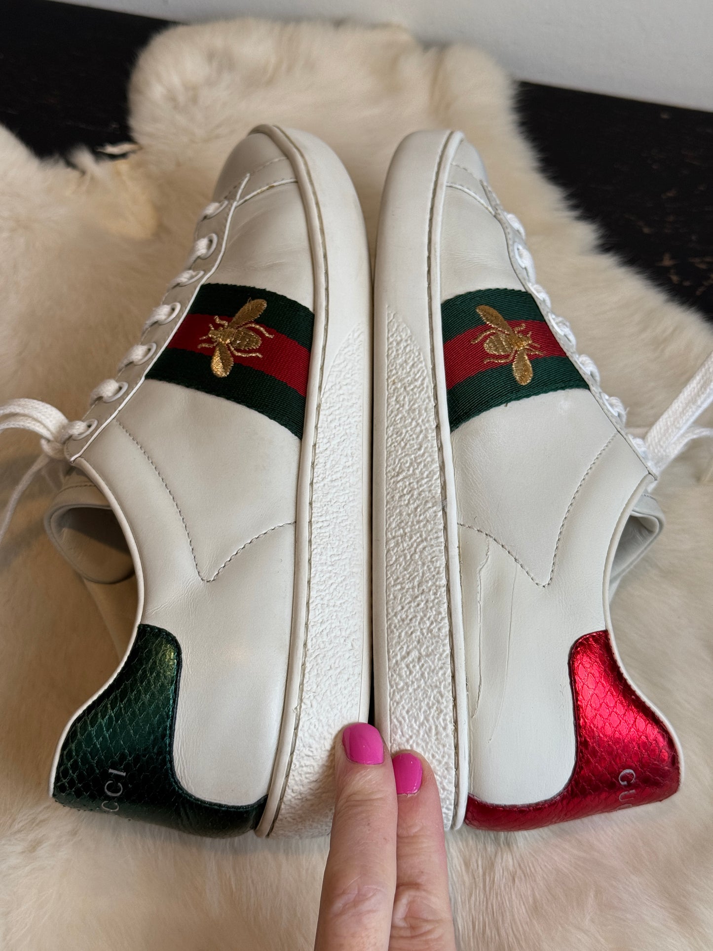 Gucci Ace Bees Sneakers Size 37.5EU