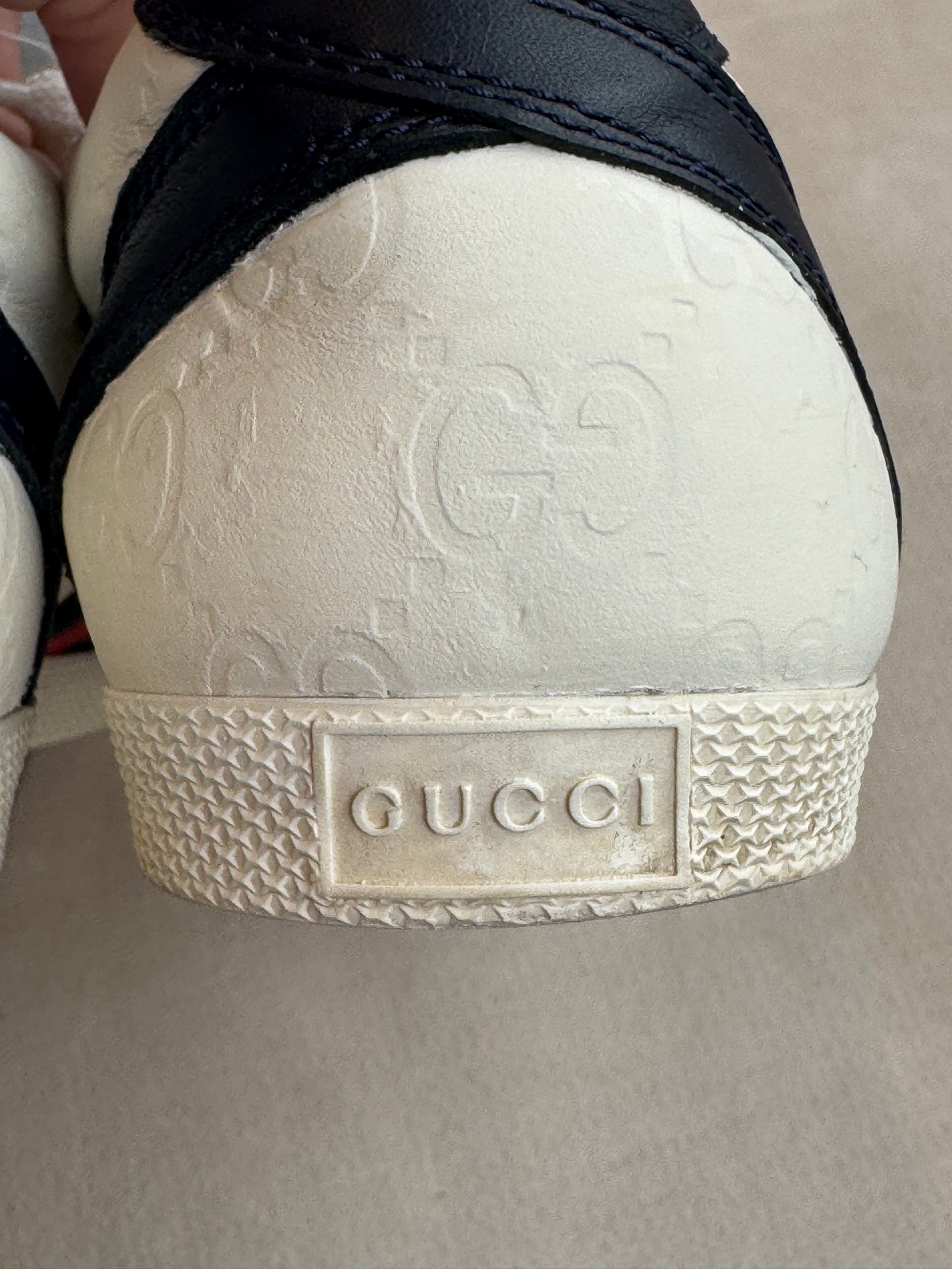 GUCCI Guccissima Bowler Style Sneakers Women's 37EU