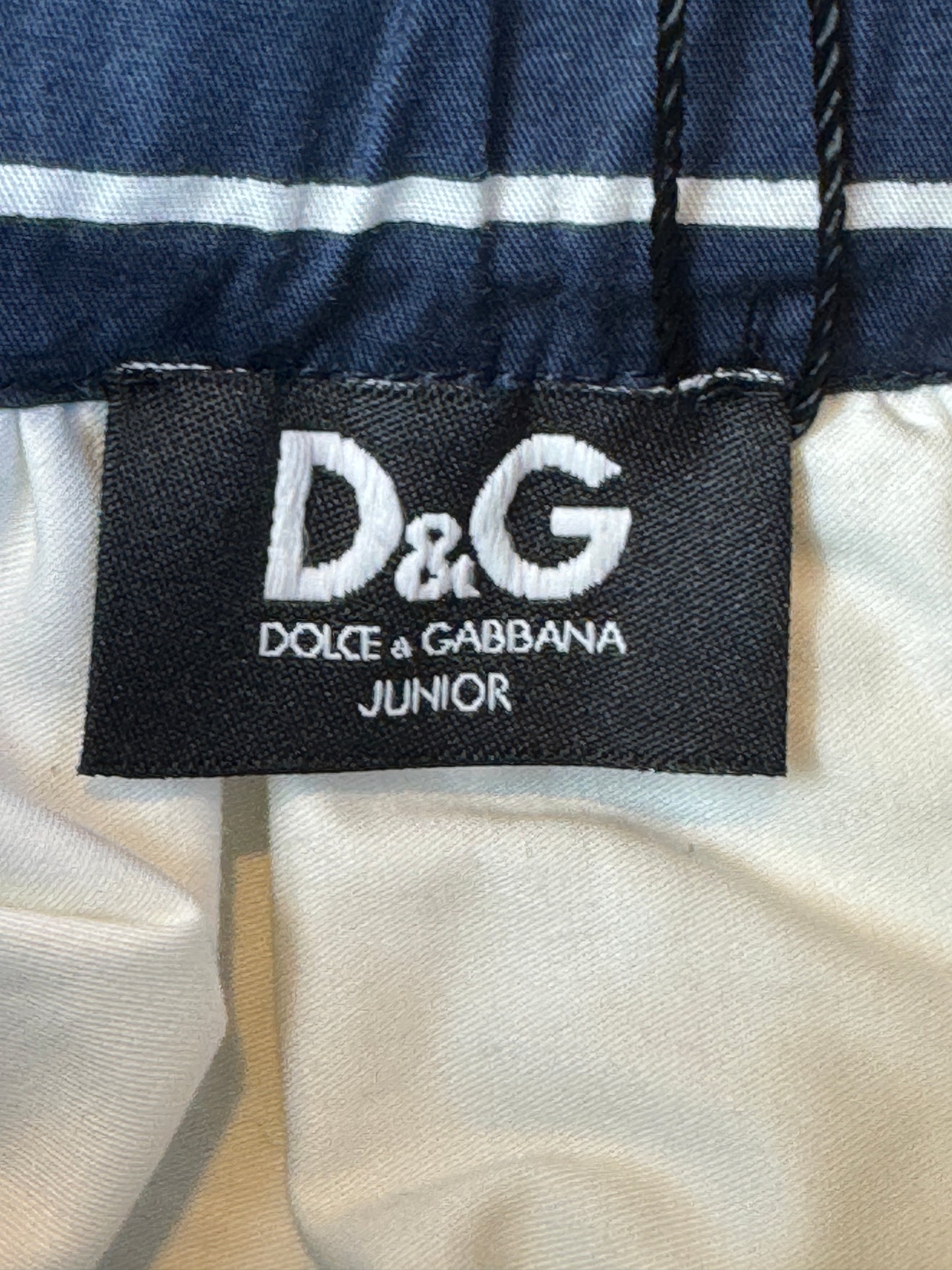 Dolce & Gabbana Navy/White Popin Striped Skirt Size 3