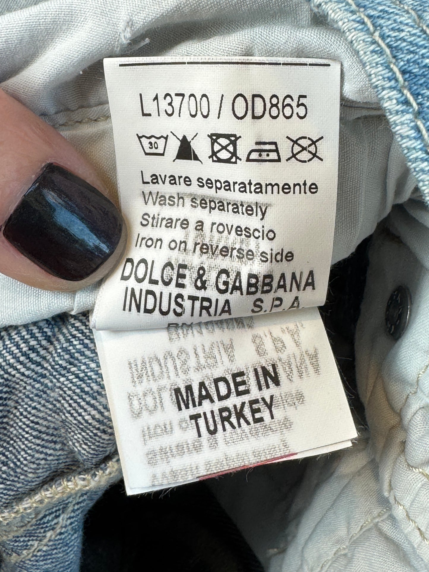 Dolce & Gabbana Jean Overalls 18-24 Months