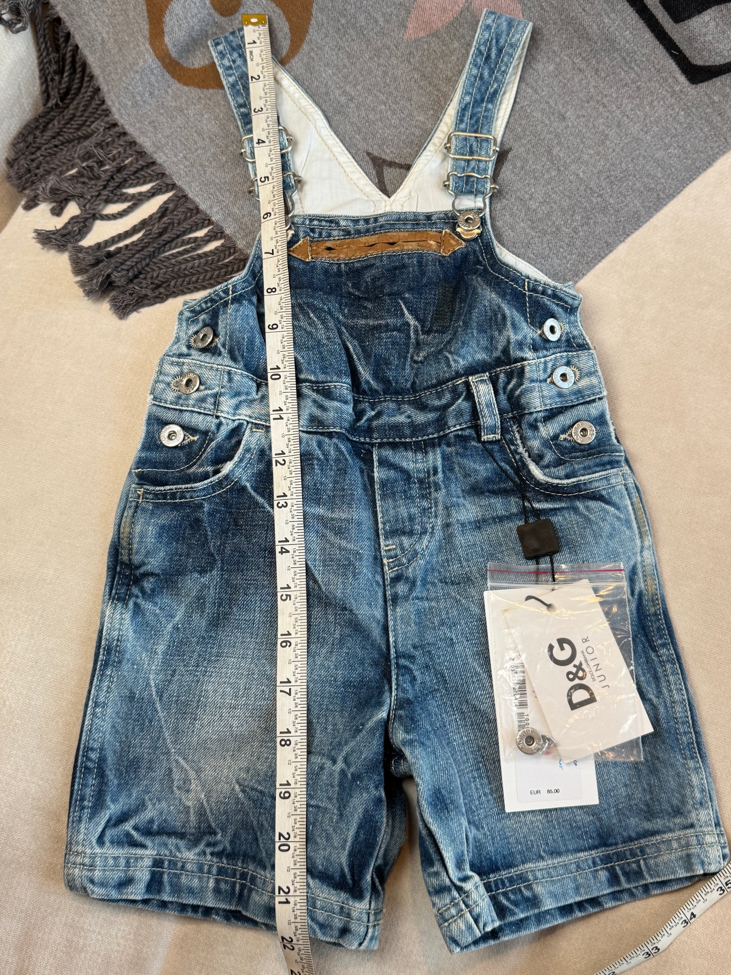 Dolce & Gabbana Jean Overalls 18-24 Months