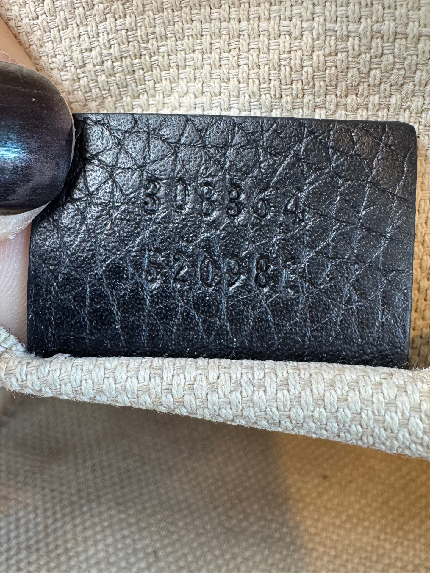 GUCCI Soho Disco Black Pebbled Camera Bag