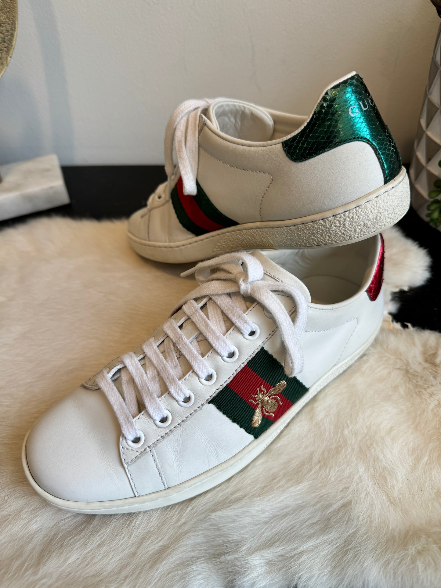 GUCCI Ace Bee's Sneakers Womens 36EU