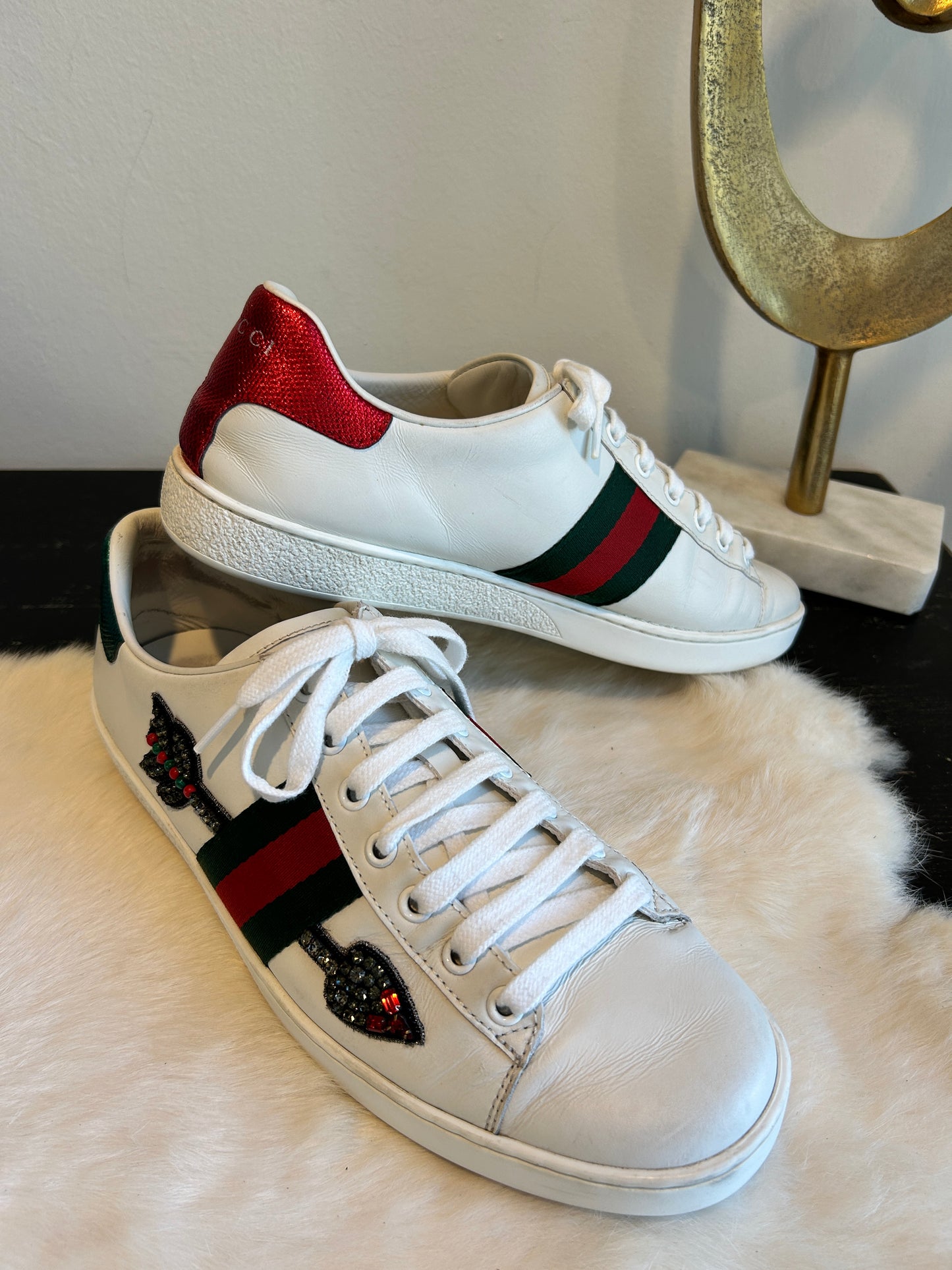 GUCCI Ace Arrows Sneakers Women's 39.5EU