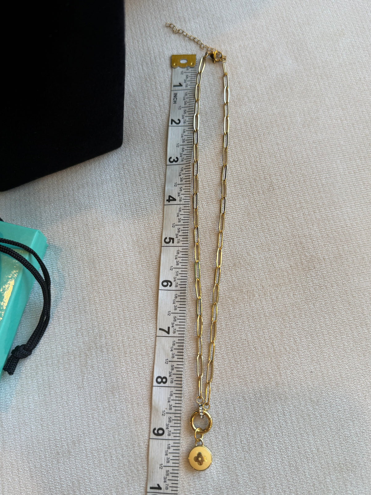 Reworked Louis Vuitton Pastilles Yellow Flower Charm Necklace