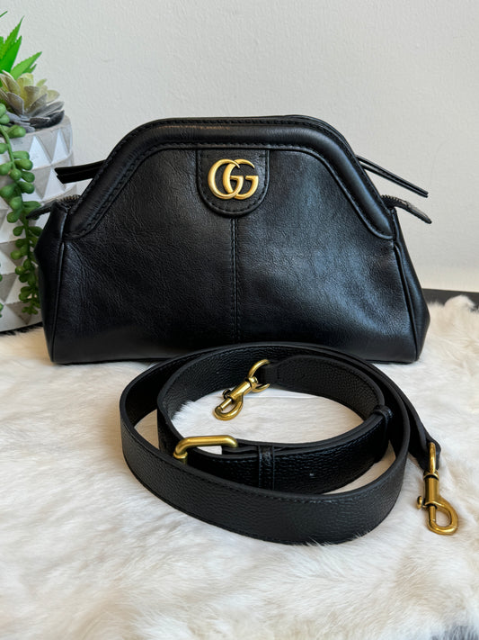 GUCCI Re Belle Small Crumpled Calfskin Crossbody