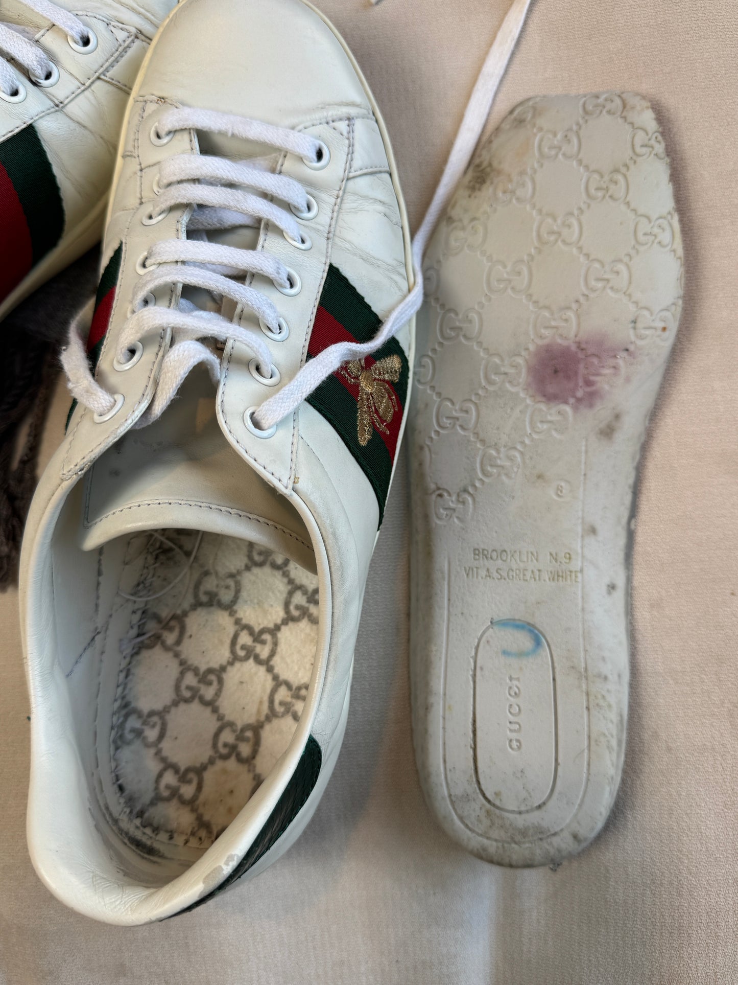 GUCCI Ace Bee's Men's Sneakers 9EU (Women's 42EU)