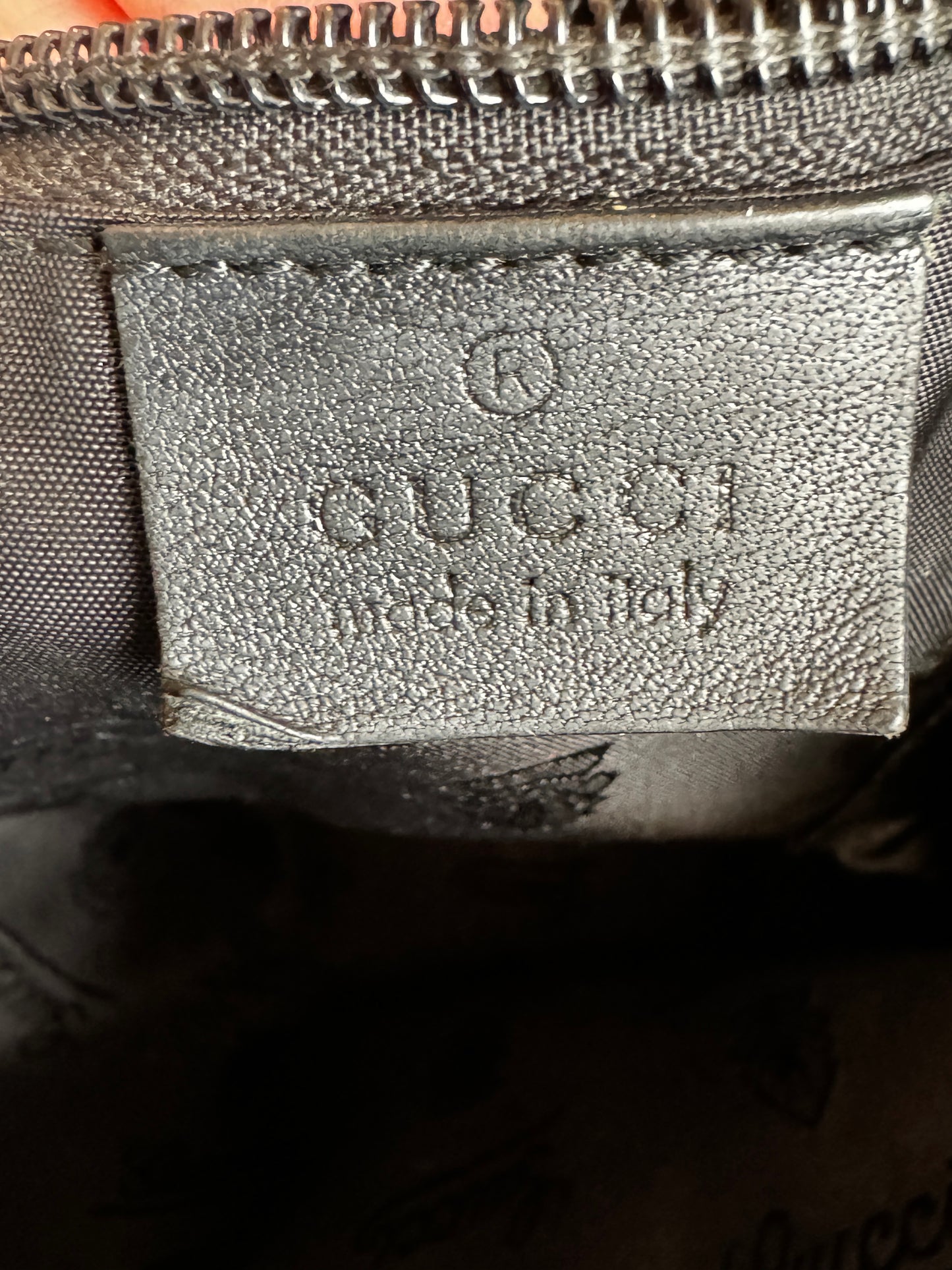 Gucci Black Guccissima Small Messenger