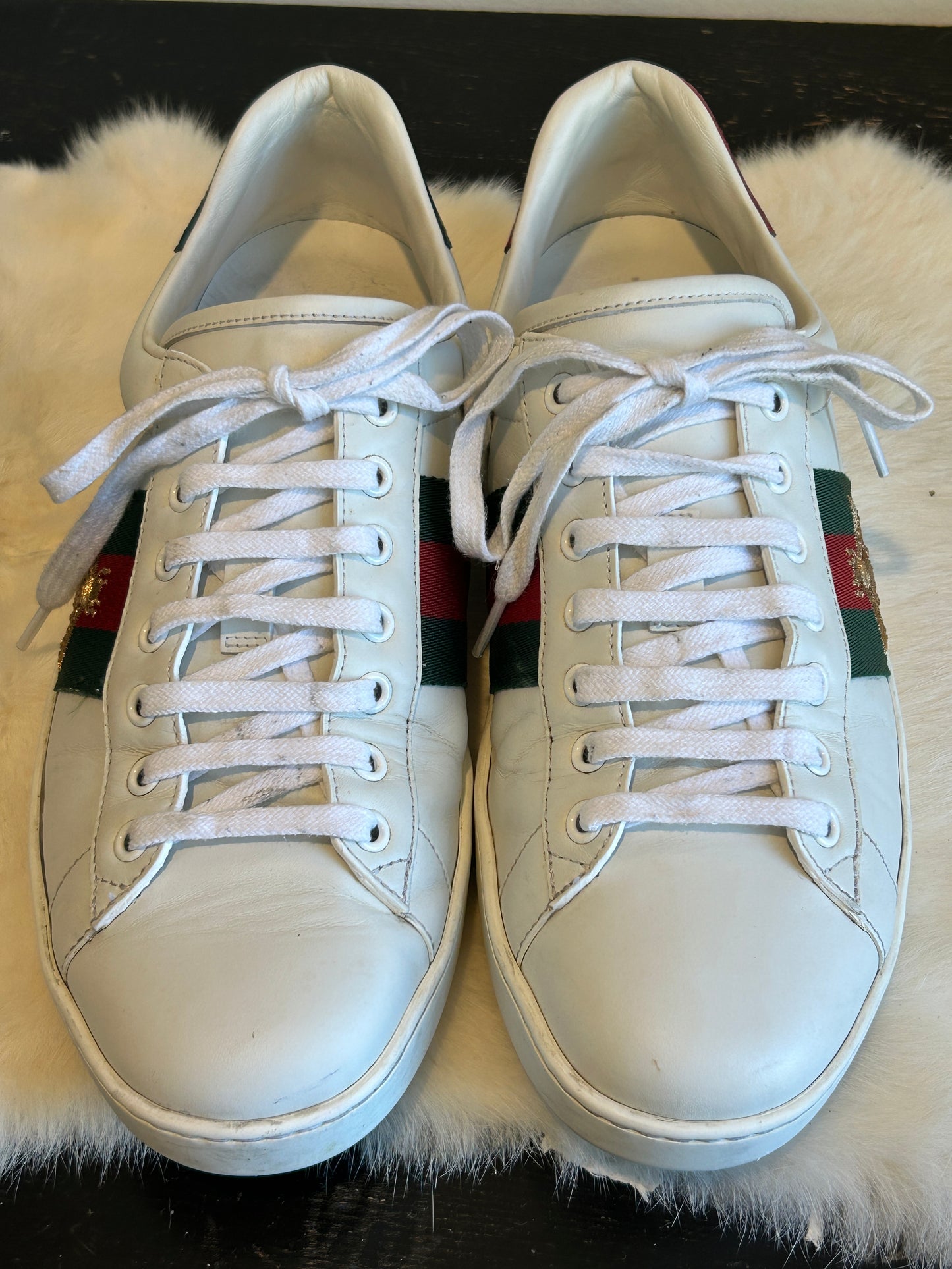 GUCCI Ace Bees Sneakers Mens 8.5EU Women's 41.5