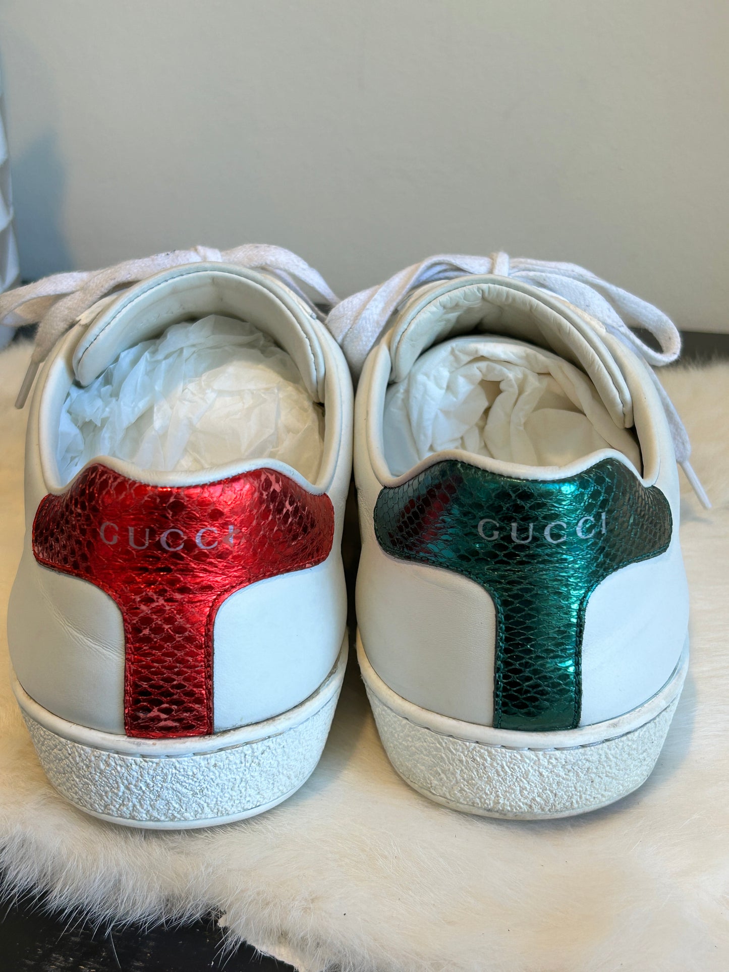 GUCCI Ace Bees Sneakers Mens 8.5EU Women's 41.5