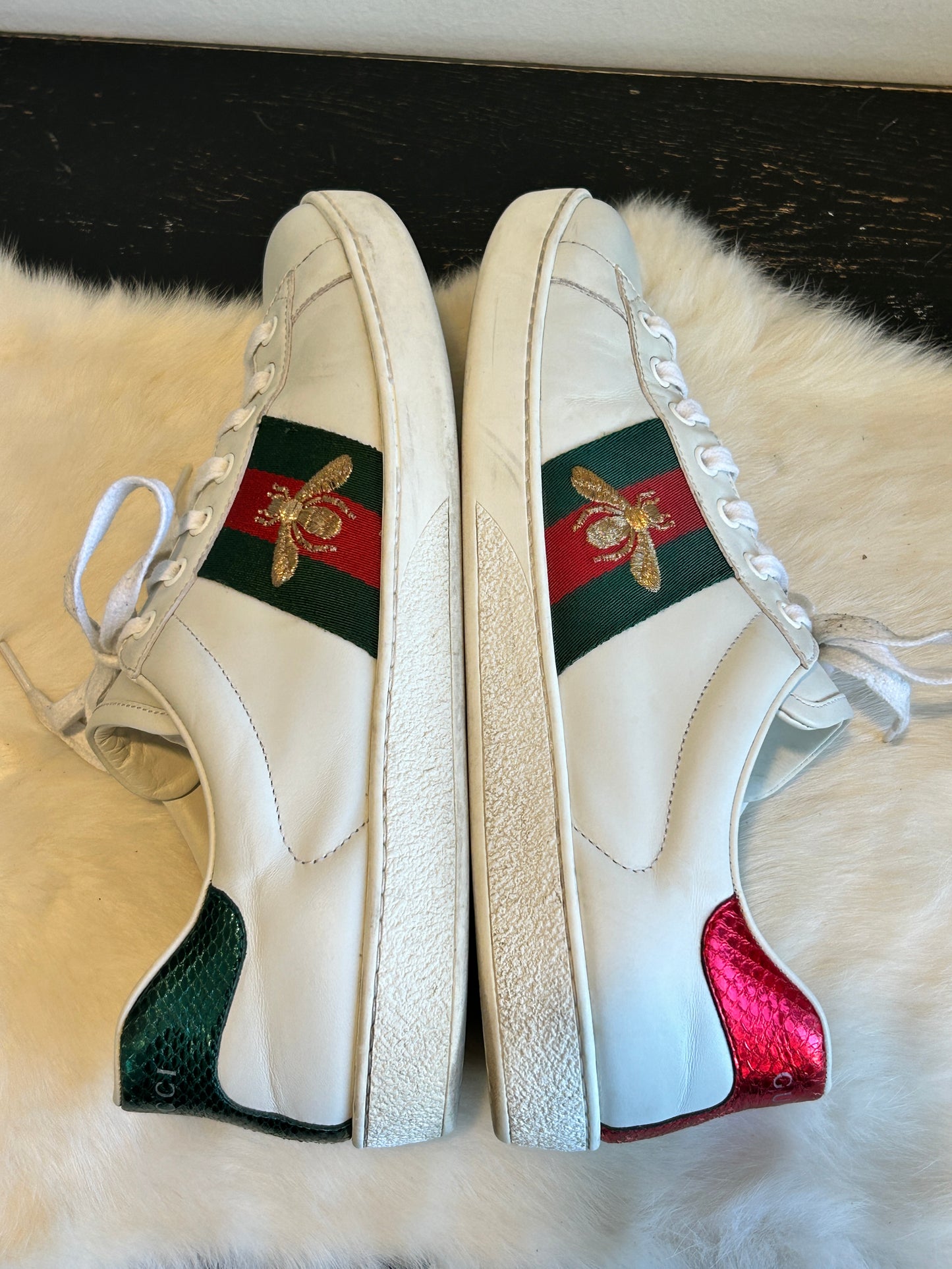 GUCCI Ace Bees Sneakers Mens 8.5EU Women's 41.5