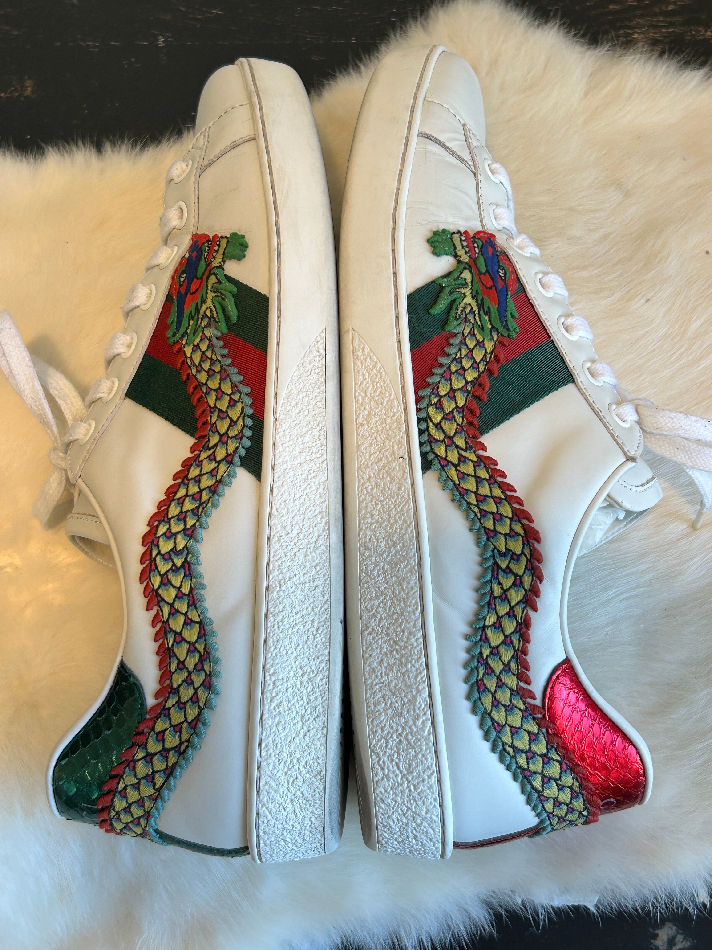 GUCCI Ace Dragons Sneakers Mens 7EU 40EU Ascherman Home