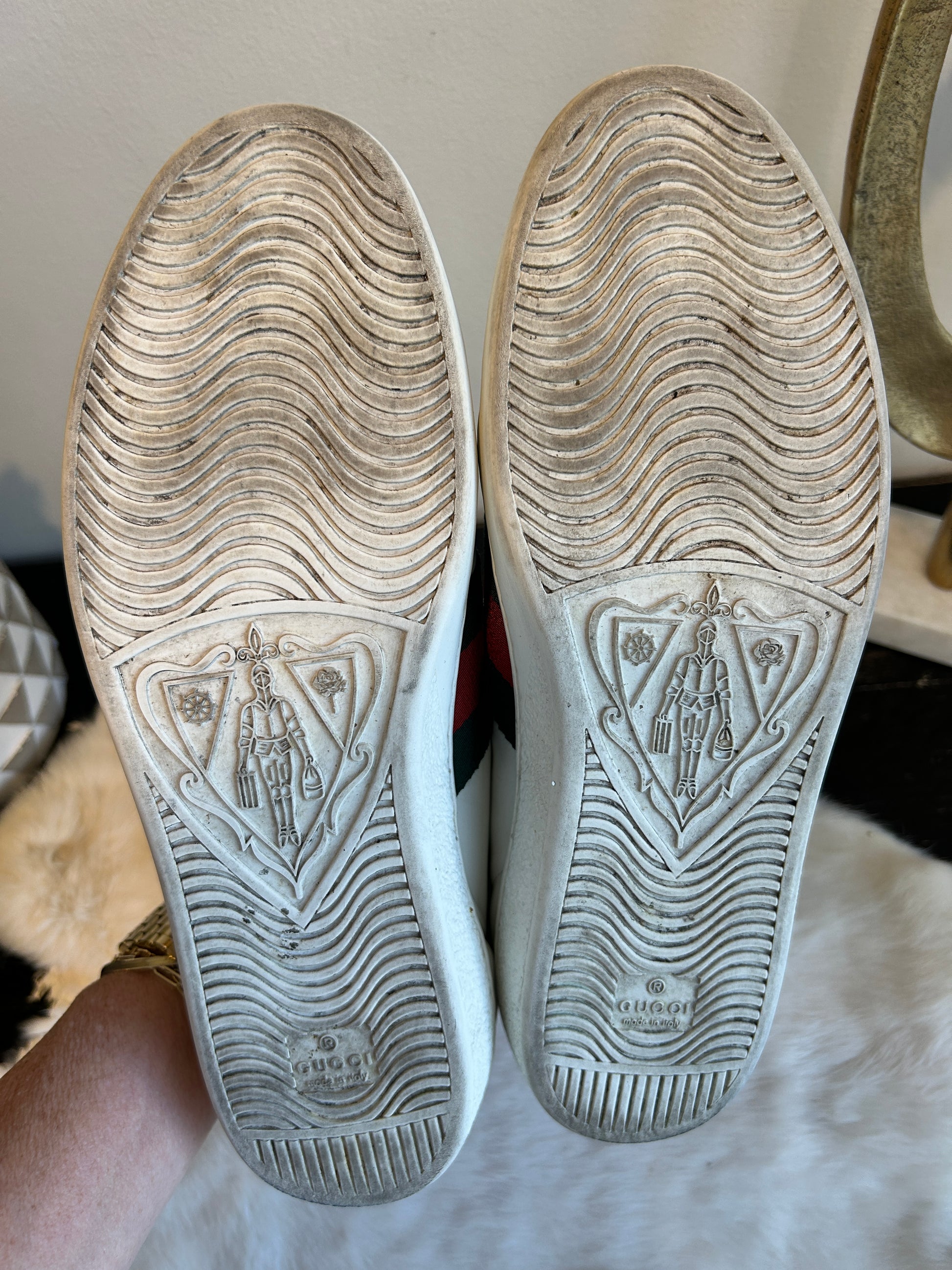 GUCCI Ace King Snake Men's Sneakers (Women's1