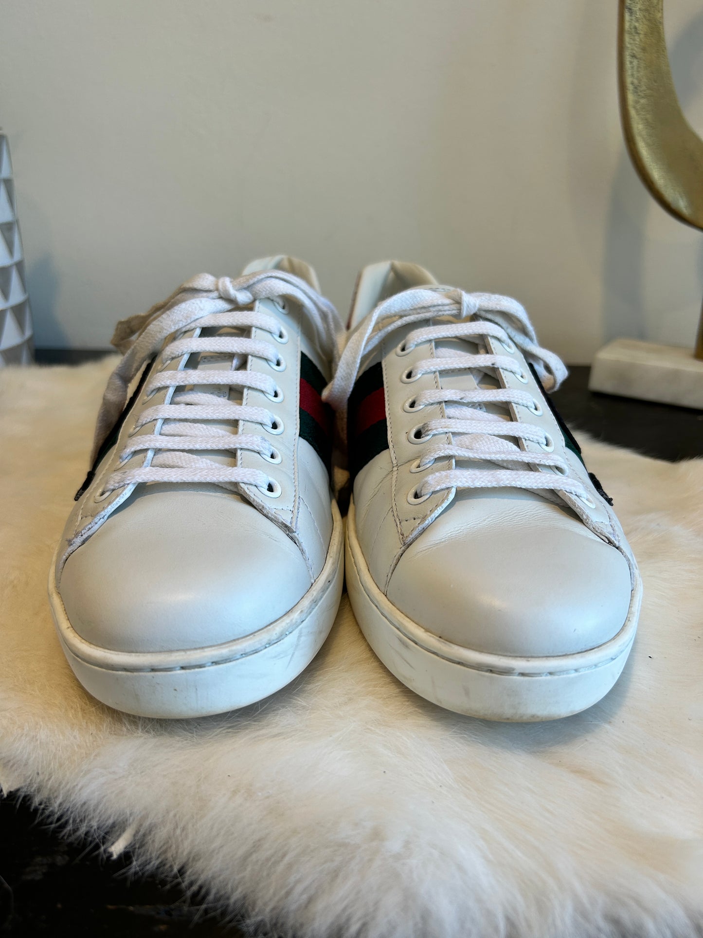 GUCCI Ace King Snake Sneakers Mens 8EU (41EU)