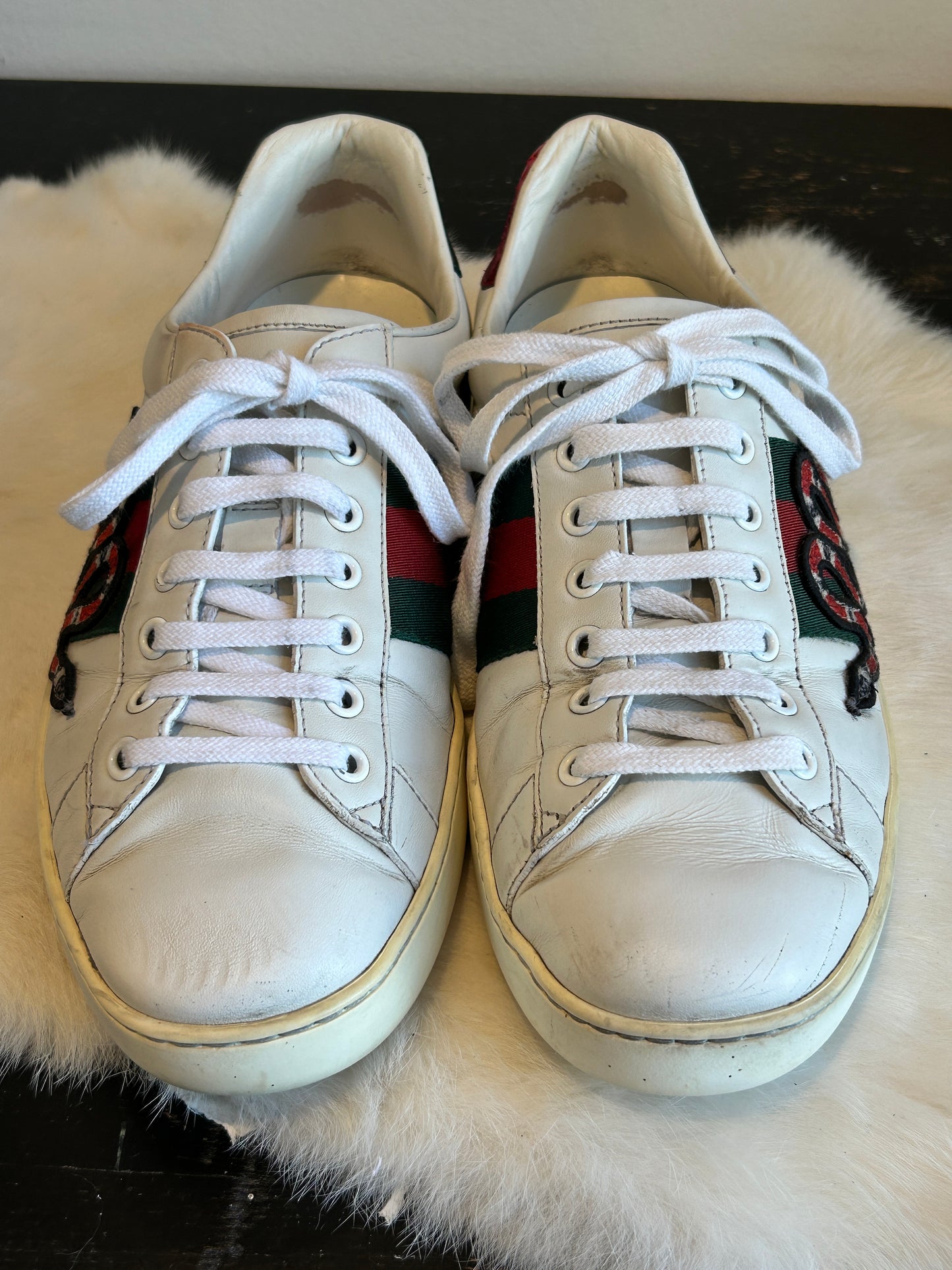 GUCCI Ace King Snake Sneakers Mens 6EU (Womens 39EU)