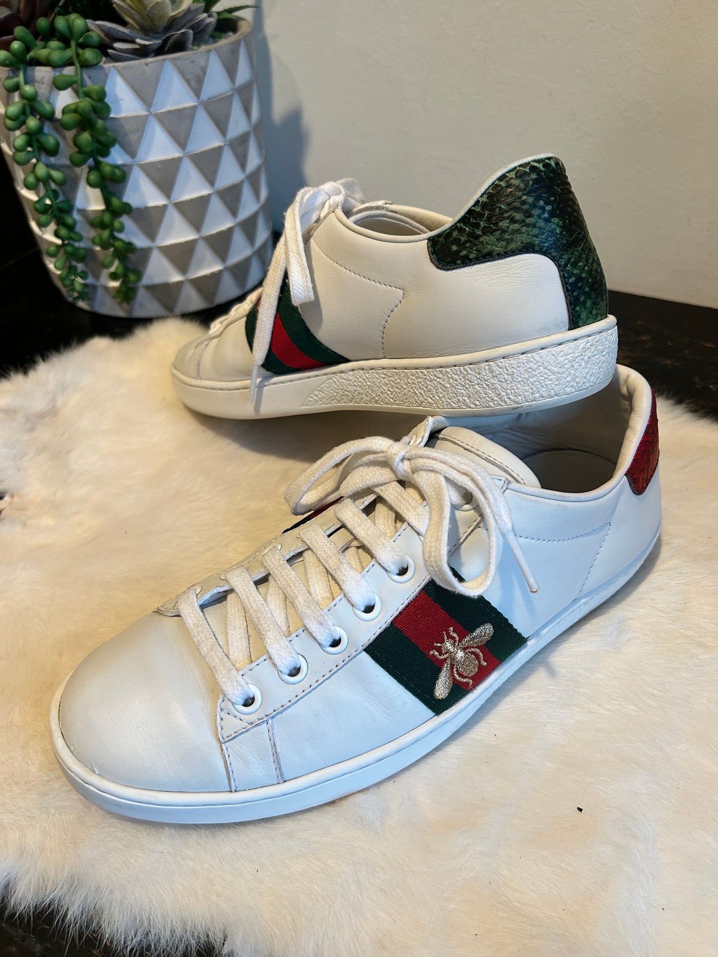 GUCCI Ace Bee's Sneakers Womens 36.5EU