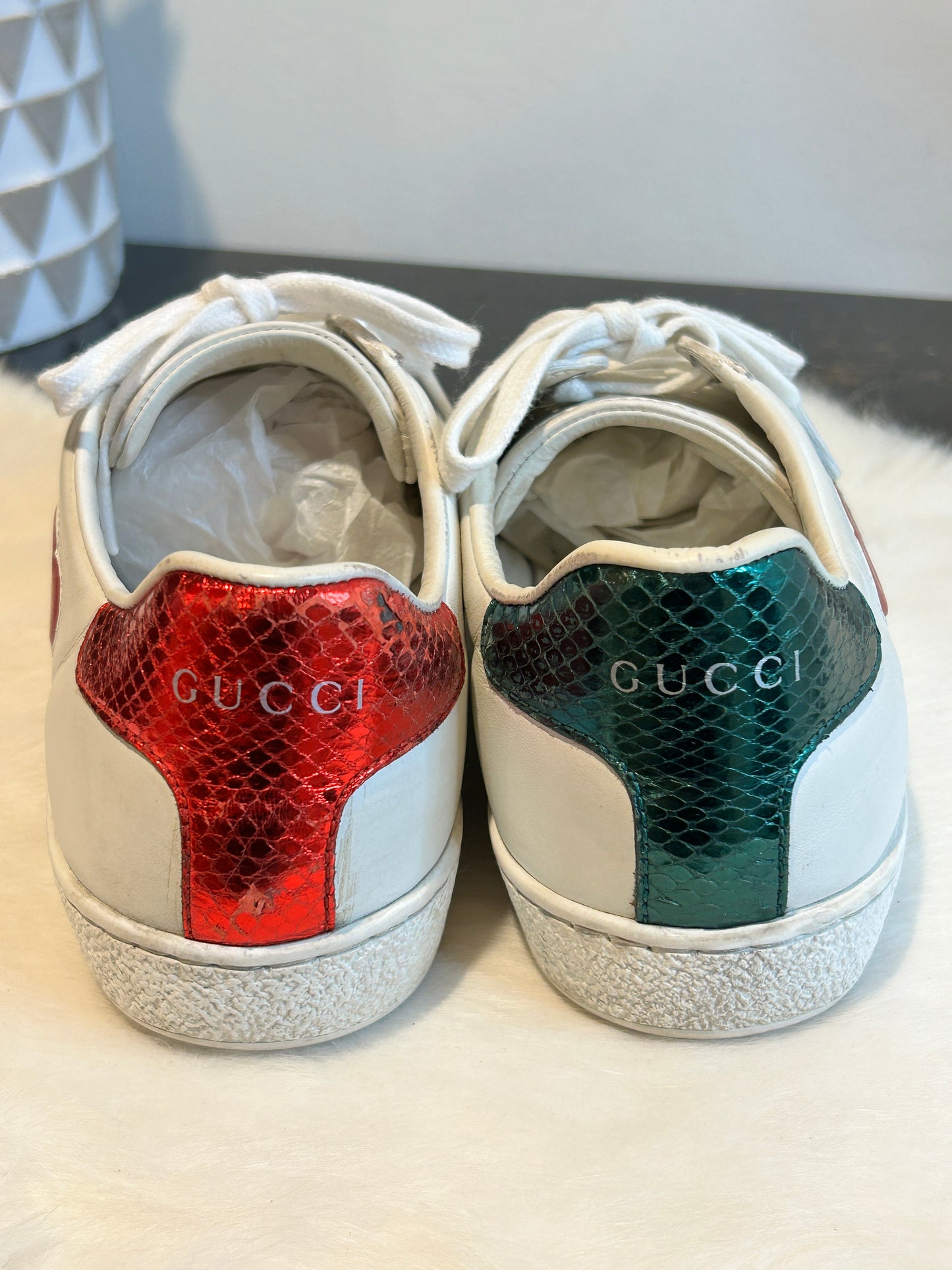 Gucci Ace Hearts Sneakers Size 36