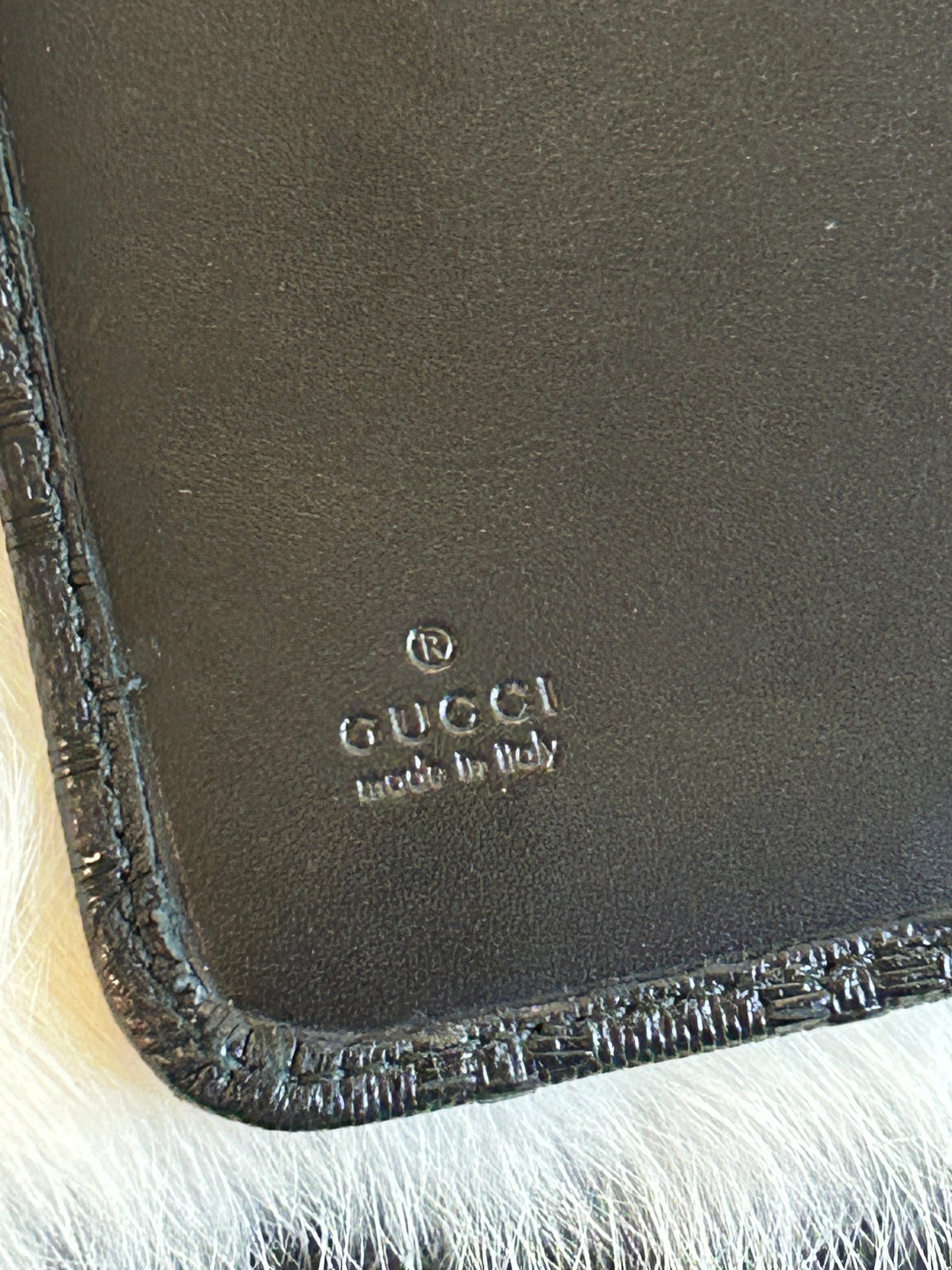 GUCCI Diamante Ipad Case Black