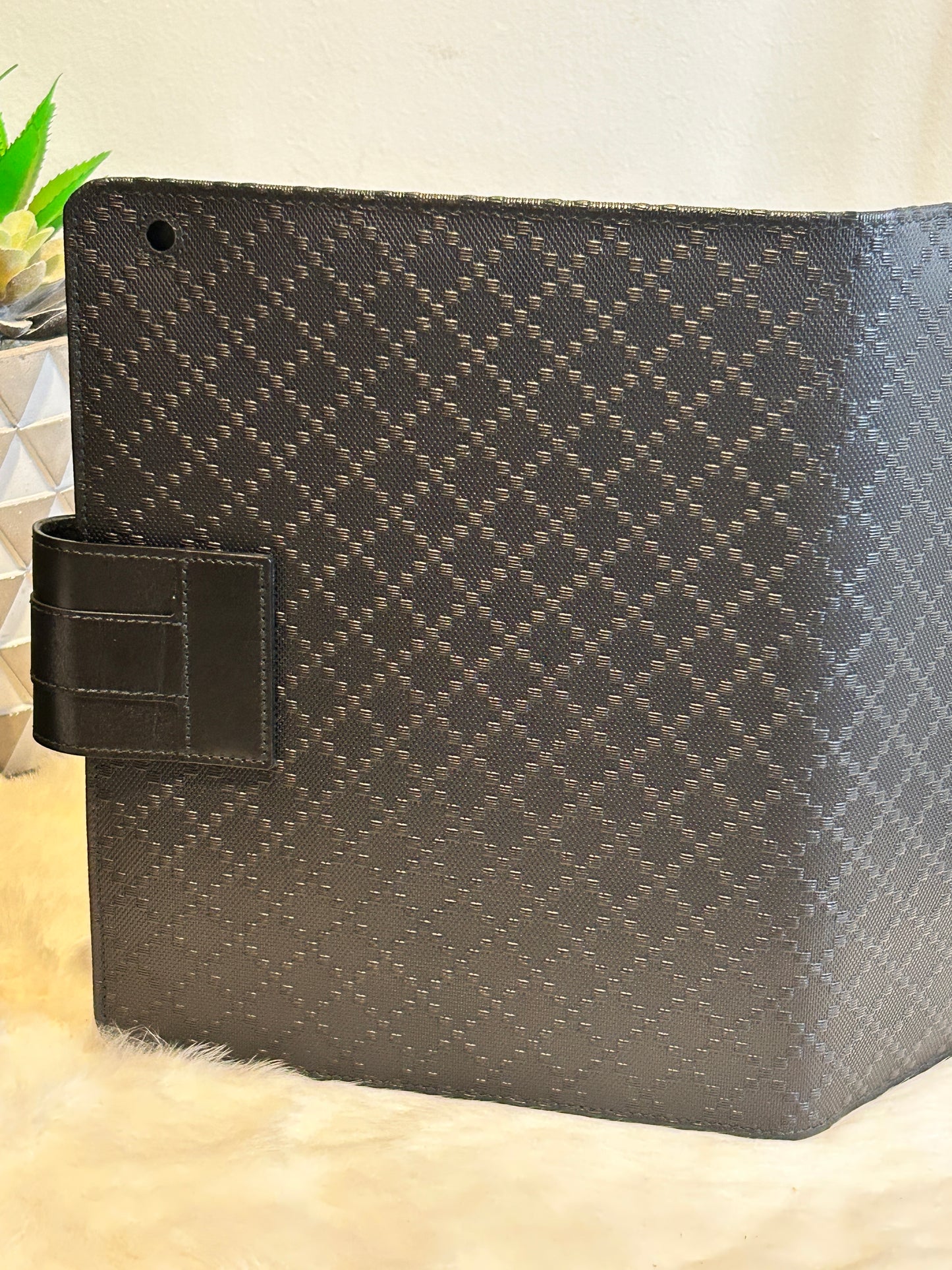 GUCCI Diamante Ipad Case Black