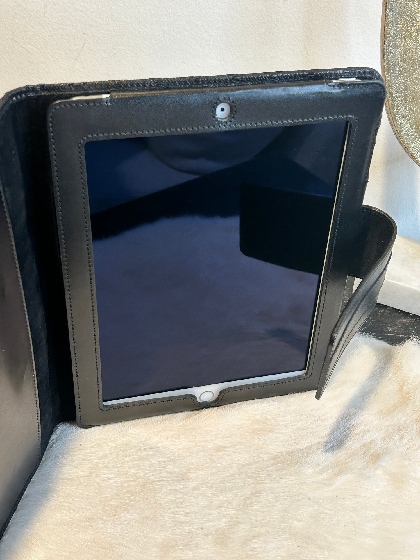 GUCCI Diamante Ipad Case Black