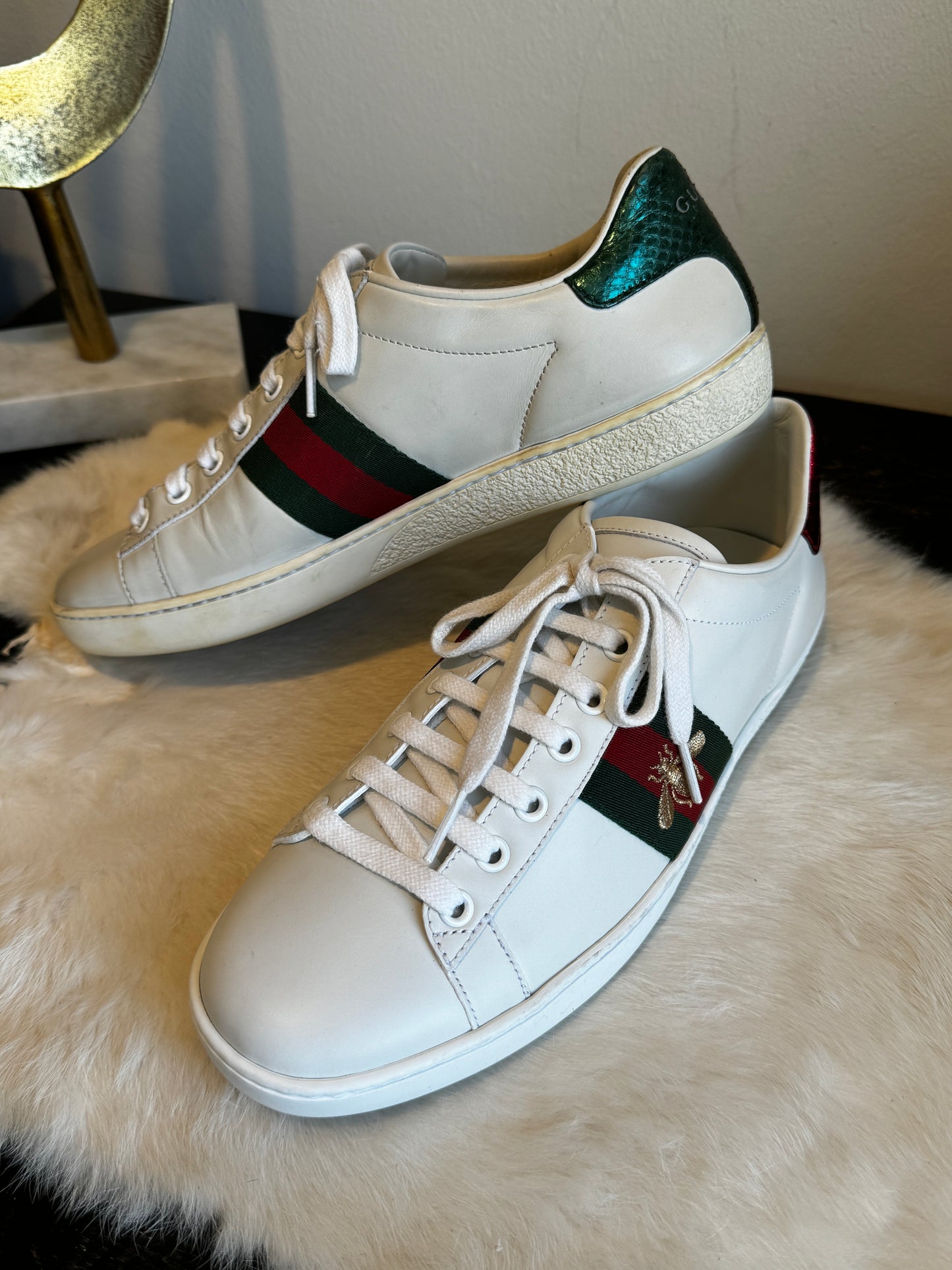 Gucci Ace Bees Sneakers Size 37.5EU