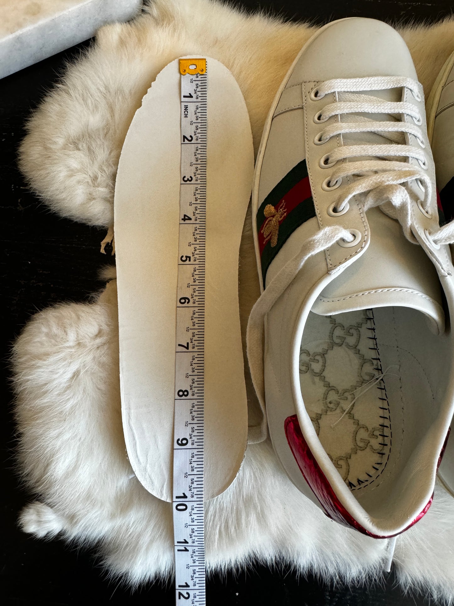 Gucci Ace Bees Sneakers Size 37.5EU