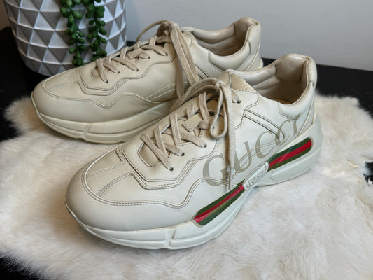 GUCCI Rhyton Ivory Sneakers Mens 8EU (Womens 41EU)