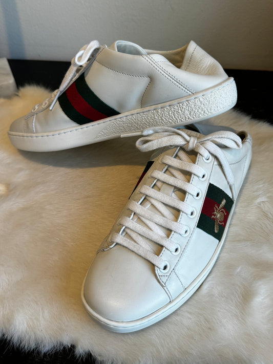 GUCCI Ace Bees Soft Heel Sneakers 37EU