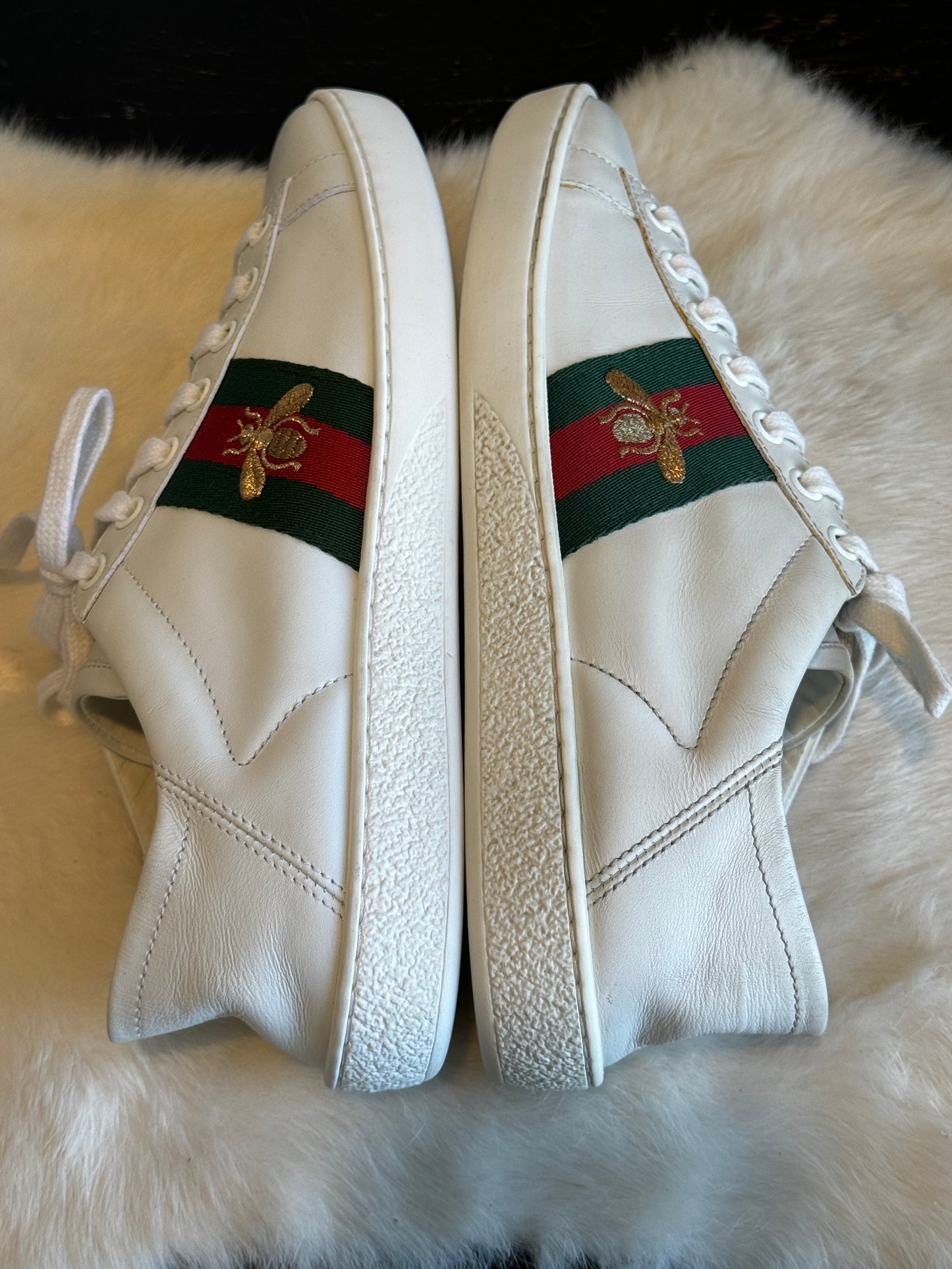 GUCCI Ace Bees Soft Heel Sneakers 37EU