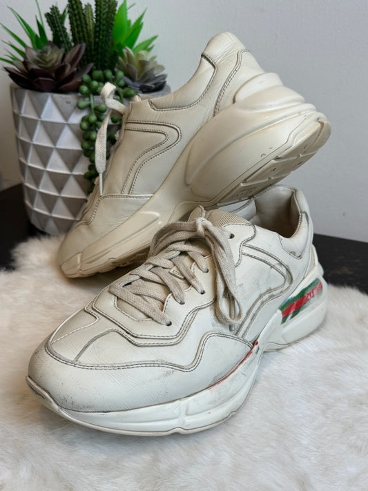 Gucci Rhyton Logo Ivory Sneakers 37.5EU