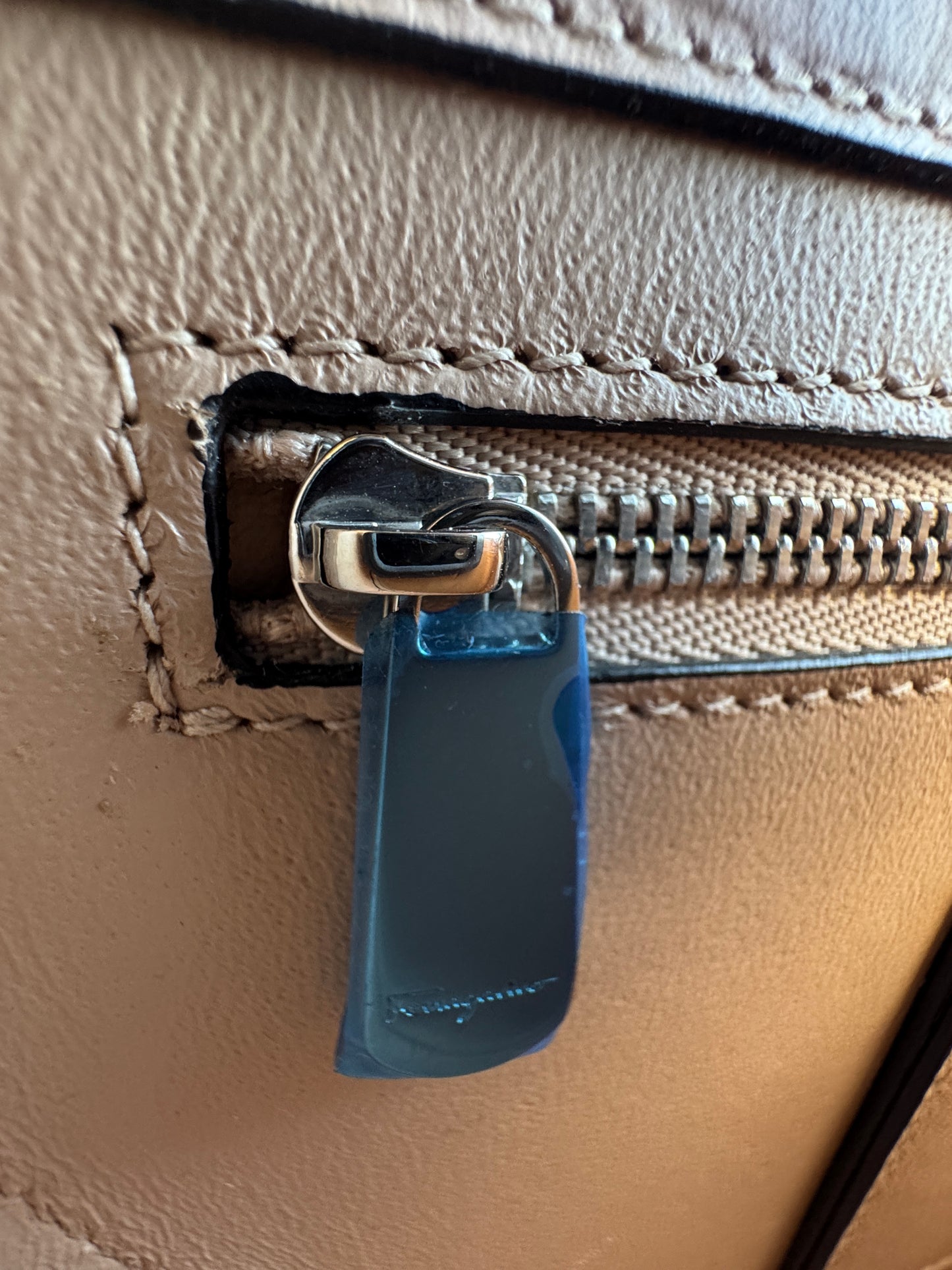 Salvatore Ferragamo Aura Croc Embossed Bag Retail $3200