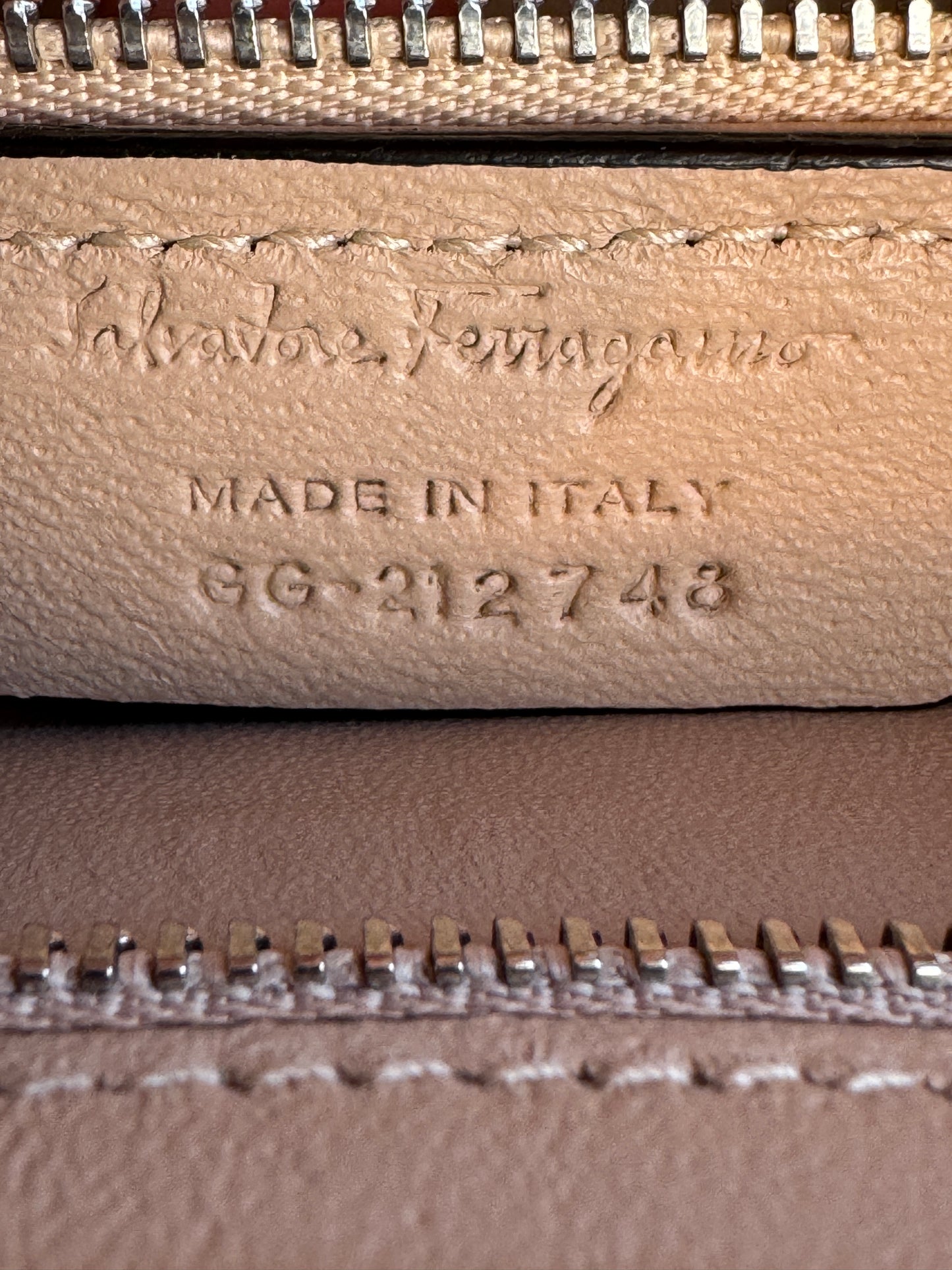 Salvatore Ferragamo Aura Croc Embossed Bag Retail $3200