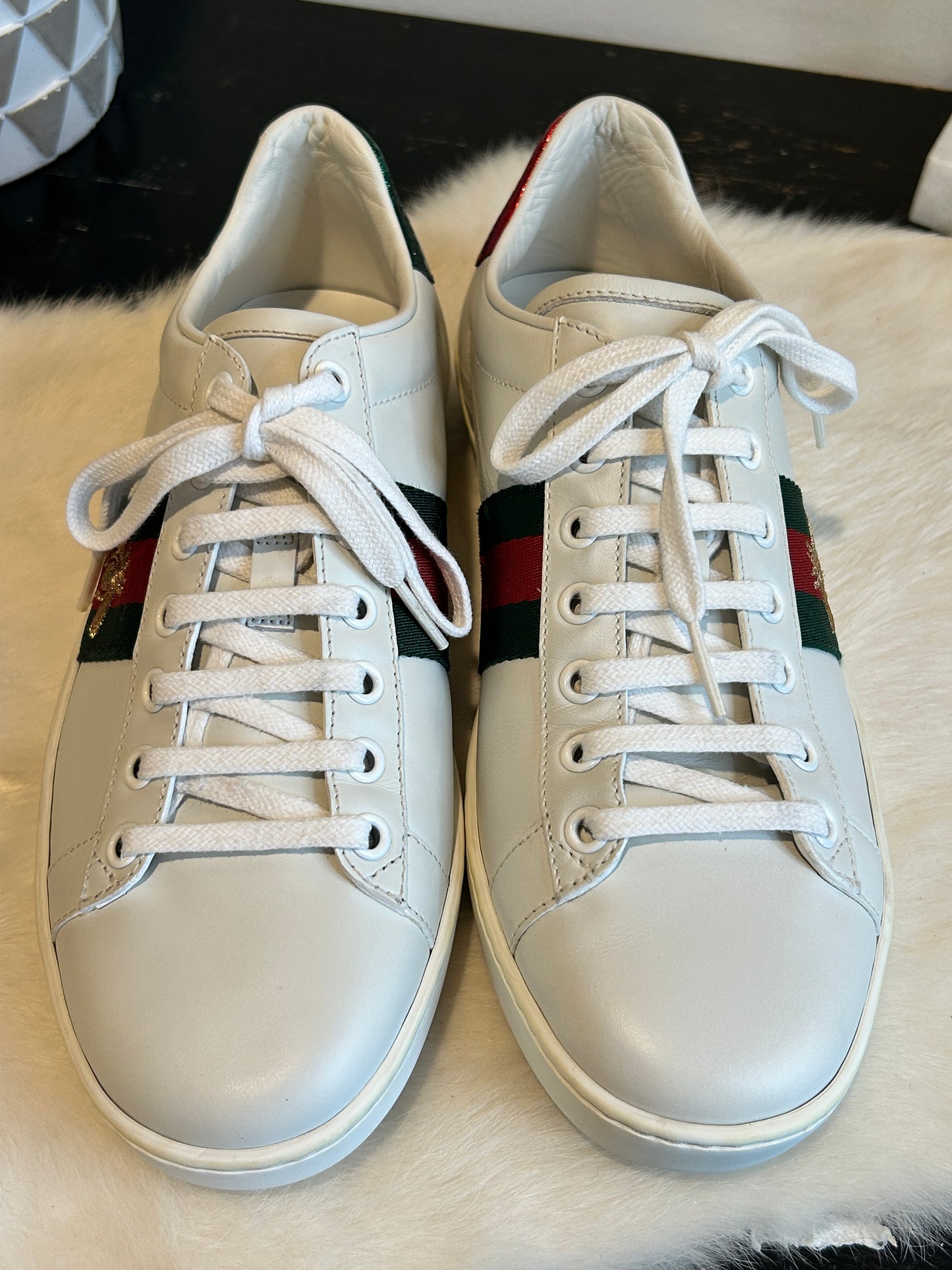 GUCCI Ace Bees Sneakers Womens 37/37.5EU