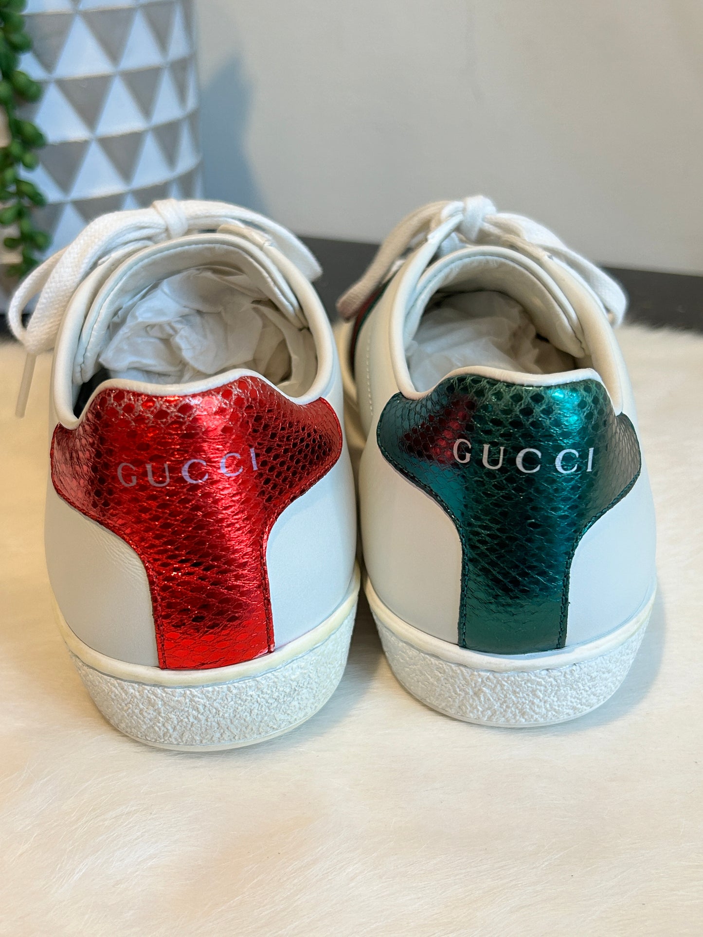 GUCCI Ace Bees Sneakers Womens 37/37.5EU