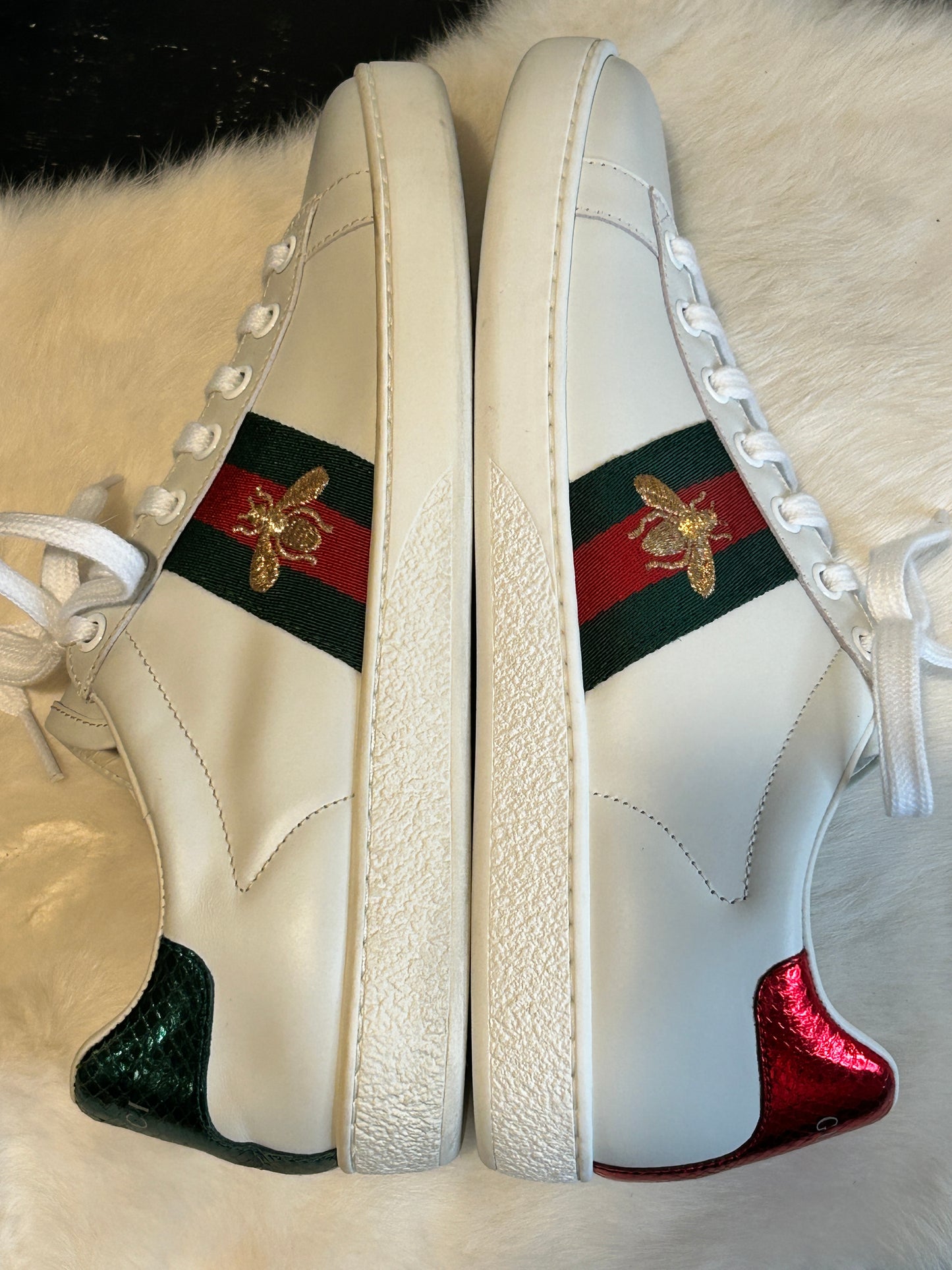 GUCCI Ace Bees Sneakers Womens 37/37.5EU