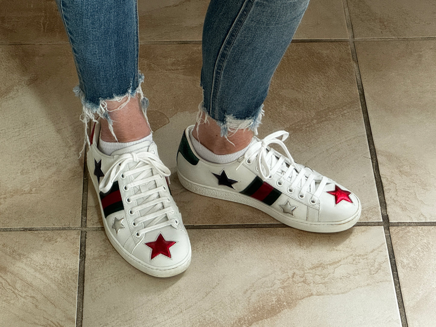 GUCCI Ace Stars Sneakers 36EU/36.5EU